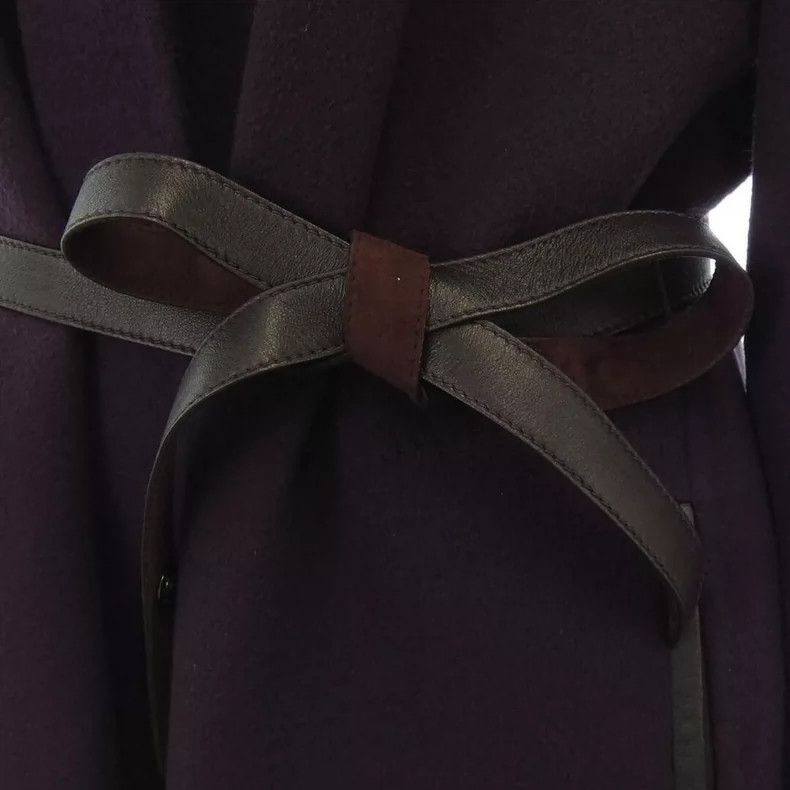 Loro Piana LORO PIANA 100% cashmere coat with bow belt Size M / US 6-8 / IT 42-44 - 9 Thumbnail