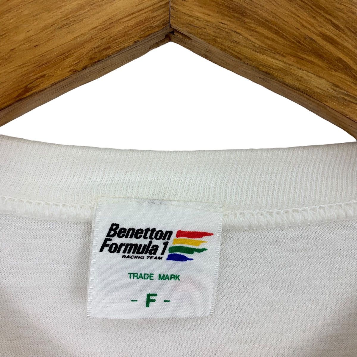 Benetton × Vintage Vintage BENETTON FORMULA 1 Racing Team tee Size US L / EU 52-54 / 3 - 4 Thumbnail