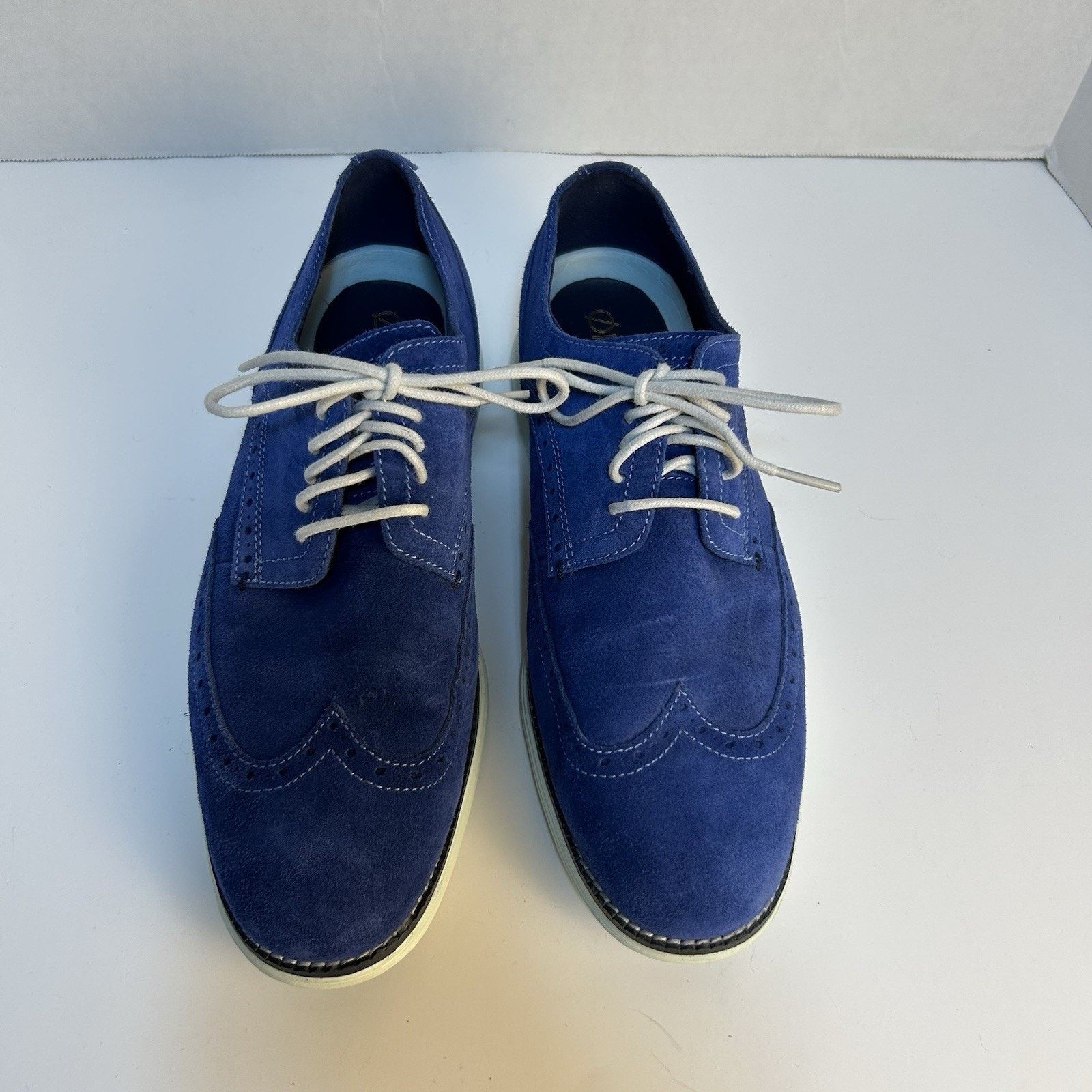 Cole Haan Grand Ambition Men Size 8.5M Blue Wingtip Oxford display picture 3