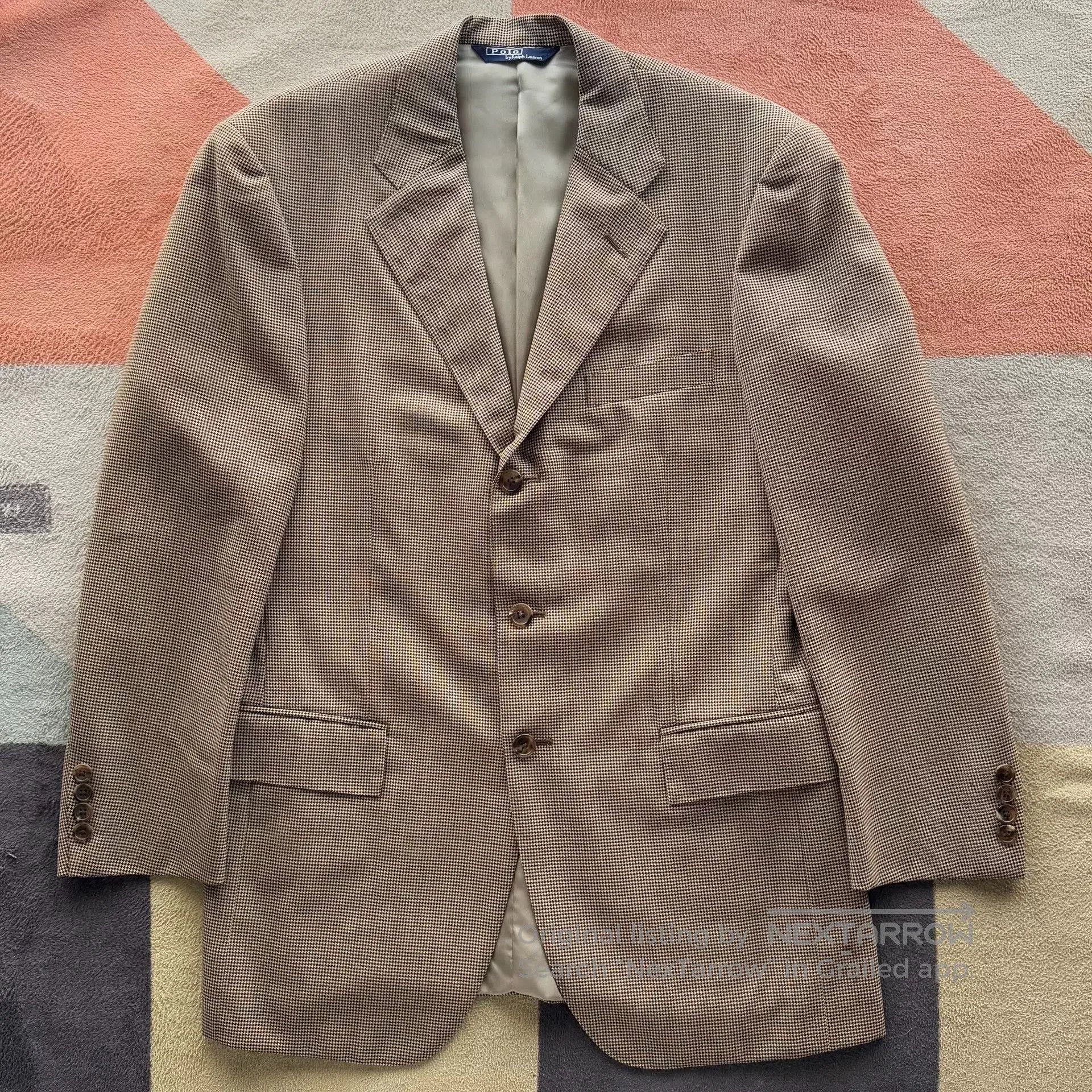 Polo Ralph Lauren Ralph Lauren Houndstooth Wool Blazer. Size US M / EU 48-50 / 2 - 1 Thumbnail