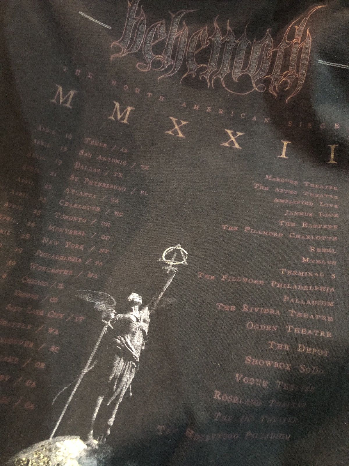 Band Tees Behemoth ov my herculean exile band tee Size US M / EU 48-50 / 2 - 6 Thumbnail
