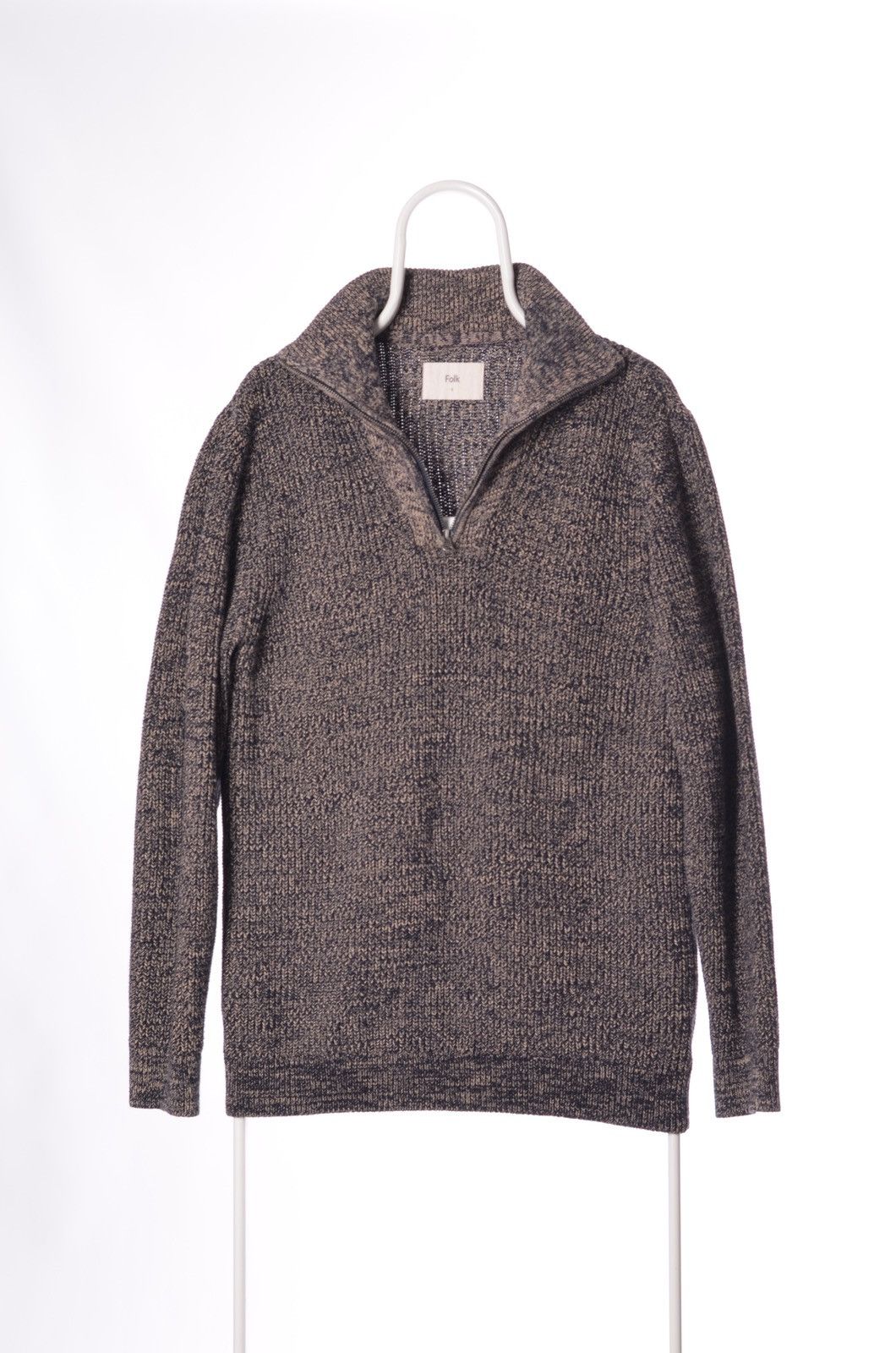 Folk Folk Heavy Ribbed Knit Men’s Half Zip 1/4 Size US XL / EU 56 / 4 - 1 Thumbnail
