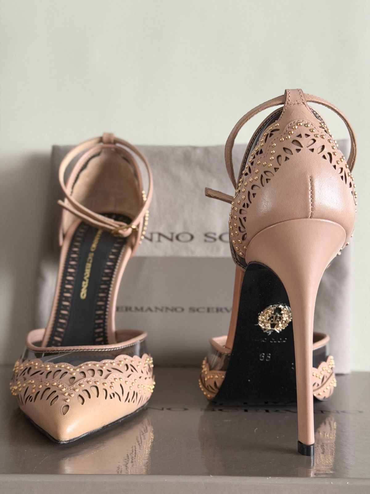 Ermanno Scervino Ermanno Scervino beige pumps Size US 8 / IT 38 - 1 Thumbnail