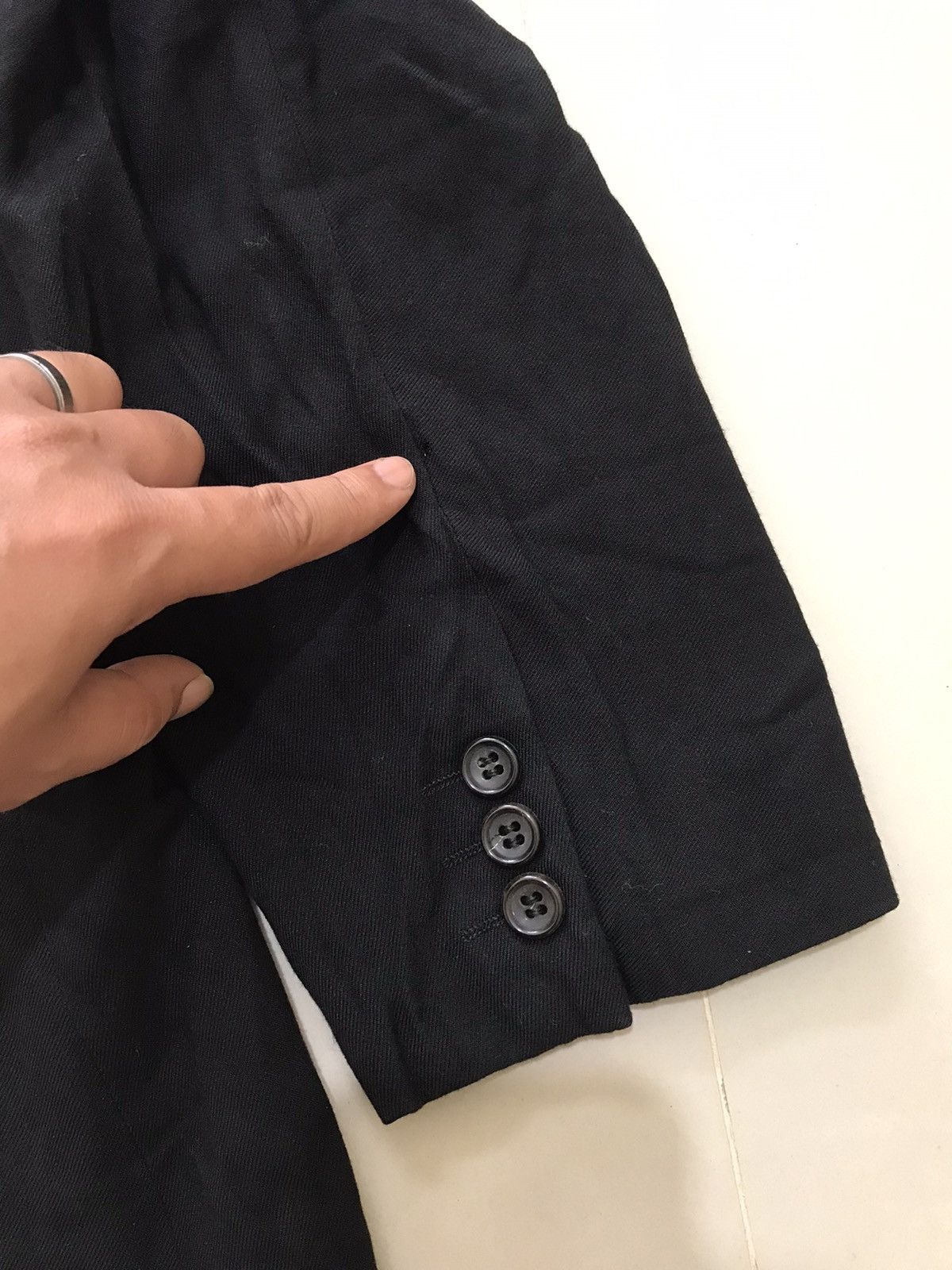 Comme des Garcons Homme Plus × Designer Rare Vintage 1992 Comme Des Garcons Homme Plus Long Jacket Size US S / EU 44-46 / 1 - 4 Thumbnail