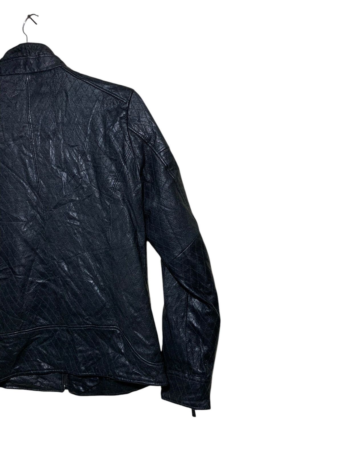 Renoma 🔥RENOMA HOMME BLACK LEATHER BIKERS JACKET Size US M / EU 48-50 / 2 - 6 Thumbnail