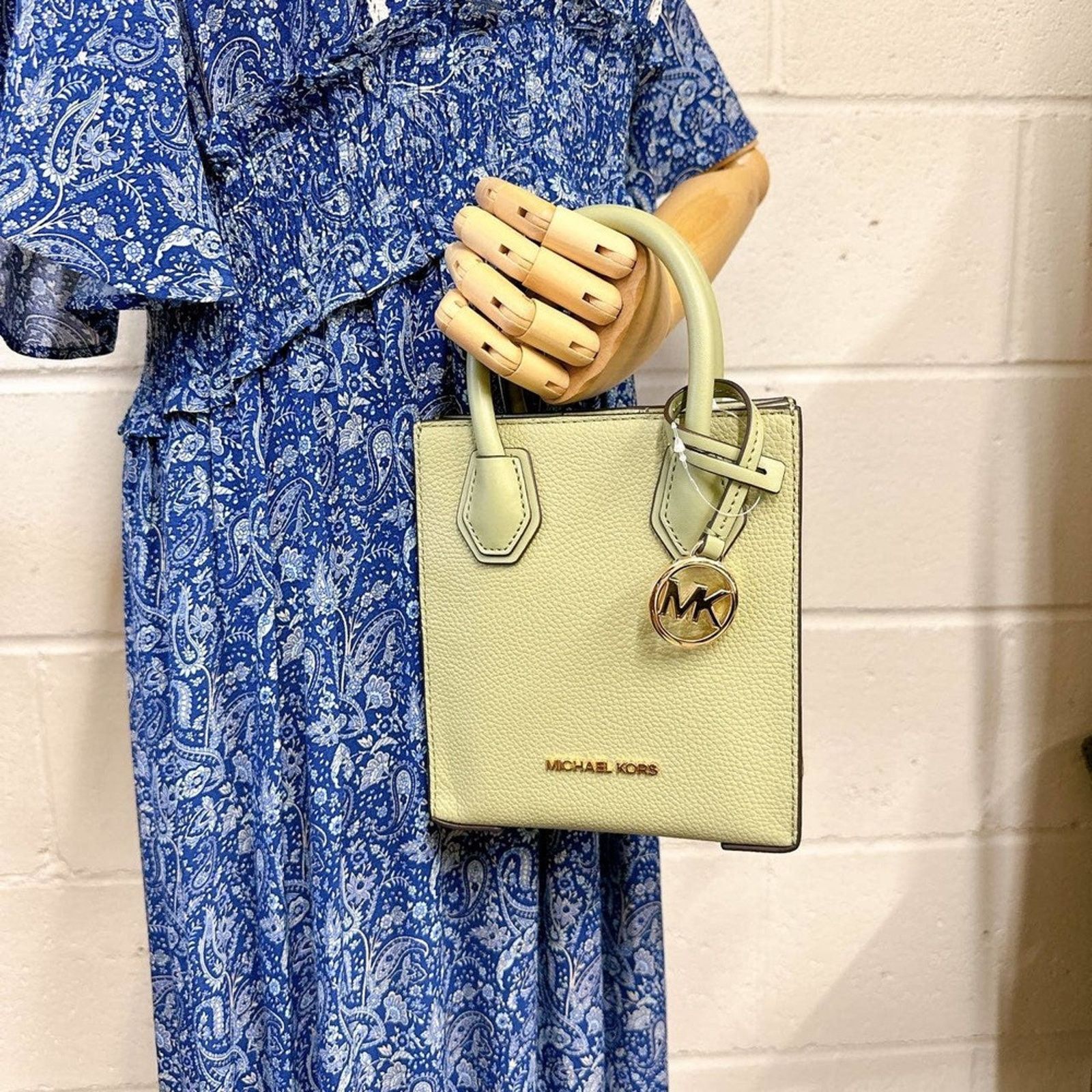 Michael Kors Michael Kors 35S1GM9T0L Mercer XS Leather xbody Bag green Size ONE SIZE - 1 Thumbnail