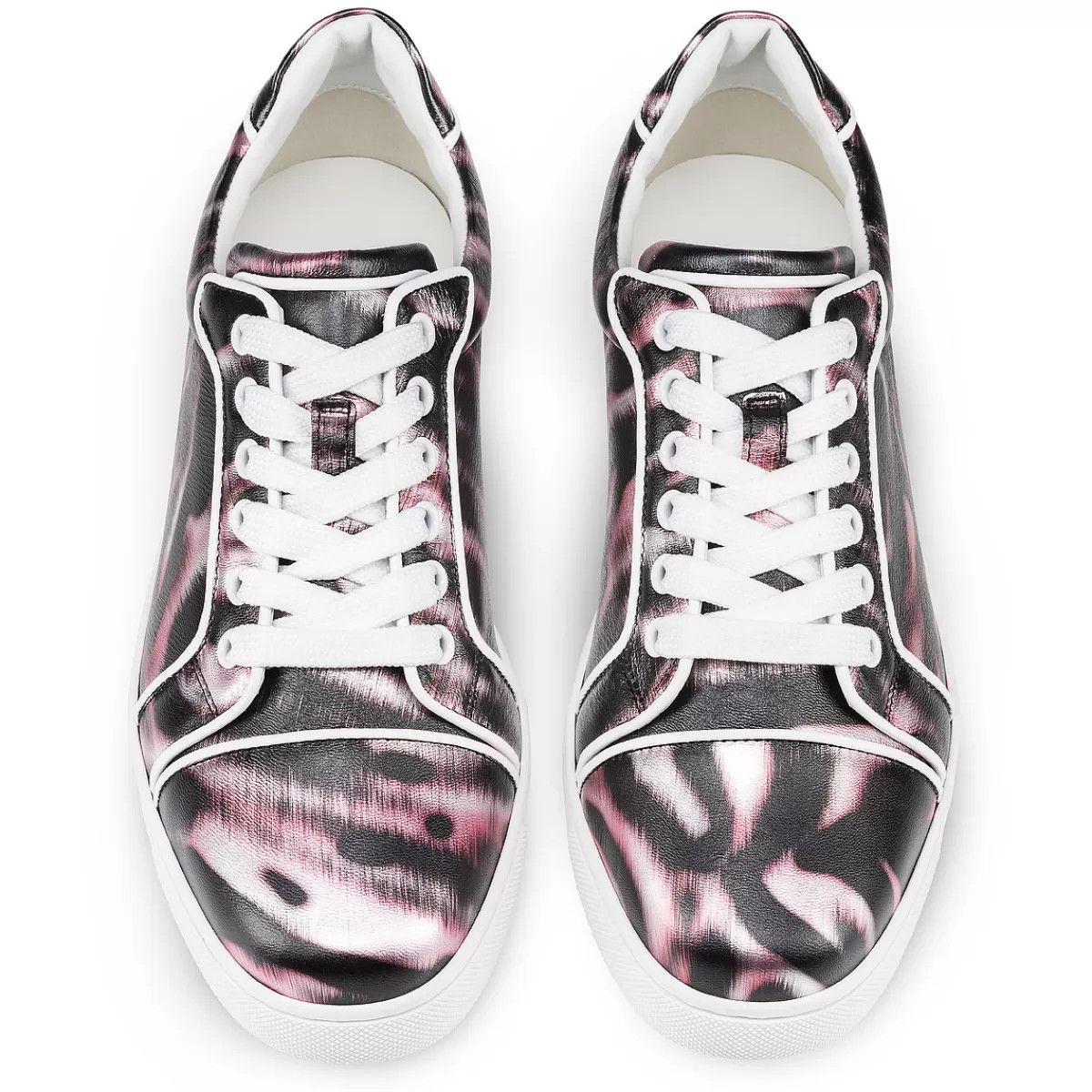 Christian Louboutin o1s1wg111024 Quagga Leather Sneakers in Multicolor Size US 8 / IT 38 - 6 Thumbnail