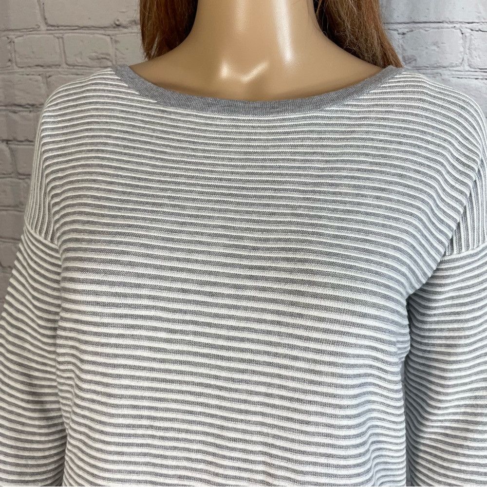 Other Cullen Stripe Back Zip Cotton Blend Sweater Size S Size S / US 4 / IT 40 - 2 Thumbnail