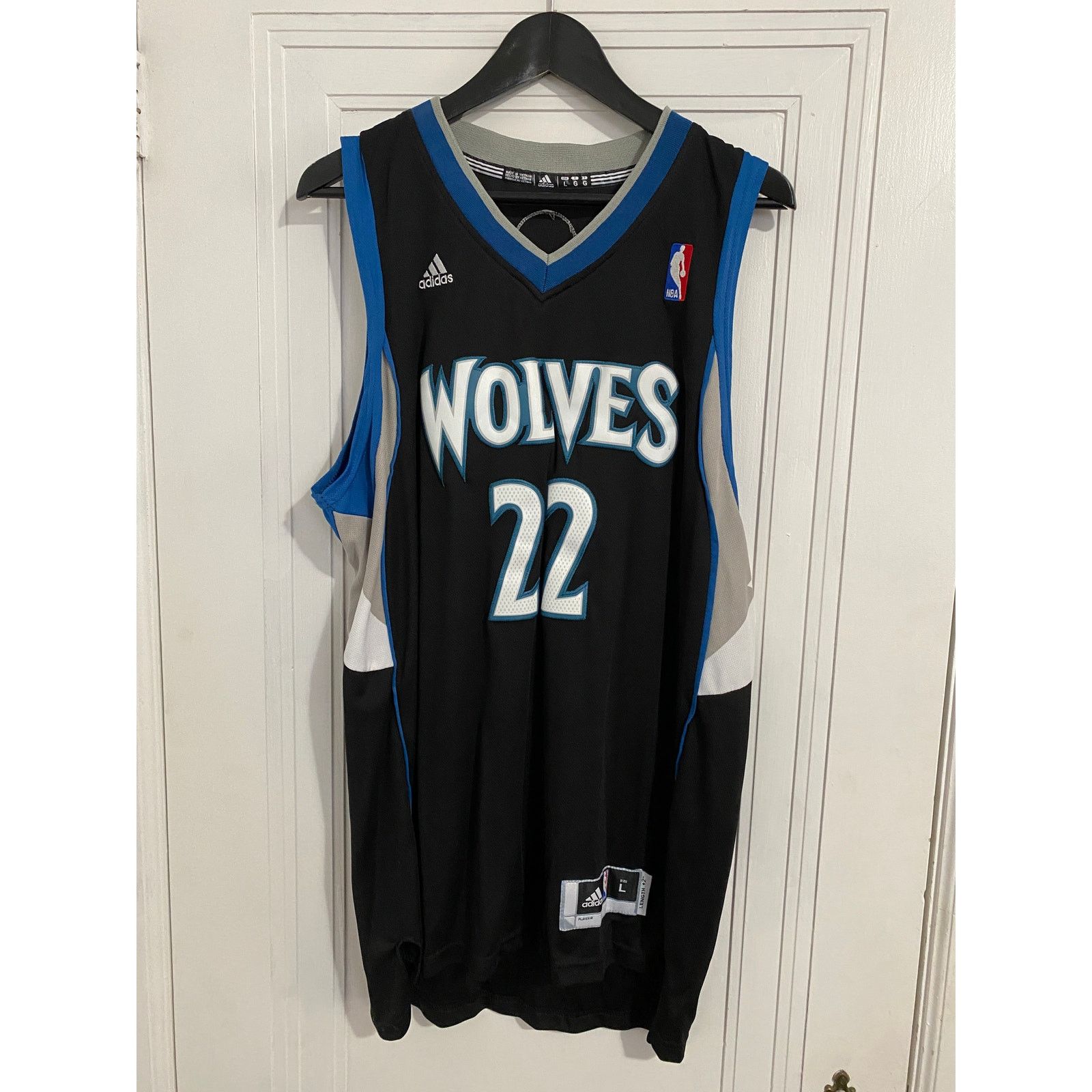 Adidas Andrew Wiggins Minnesota Timberwolves Adidas Jersey Size L Size US L / EU 52-54 / 3 - 1 Thumbnail