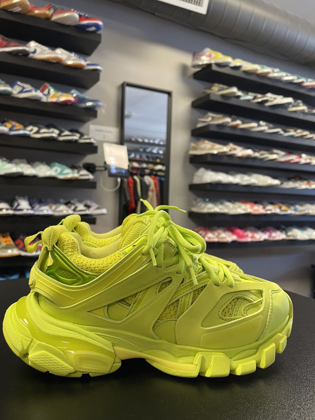 Balenciaga Size 6 - Balenciaga Track Trainer Lime Size US 6 / IT 36 - 3 Thumbnail