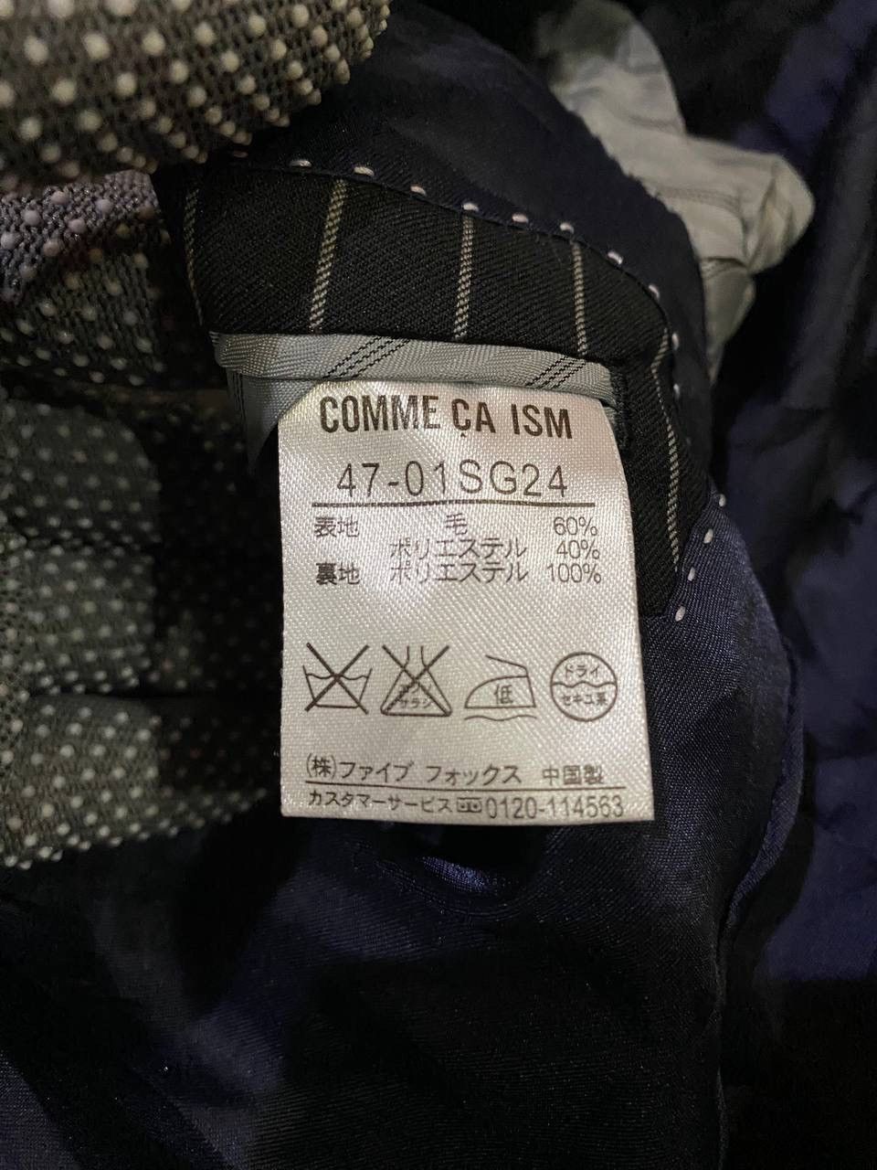 Comme Ca Ism × Japanese Brand Comme Ca Ism Navy Pensil Line Wool Blazer Size US M / EU 48-50 / 2 - 9 Thumbnail