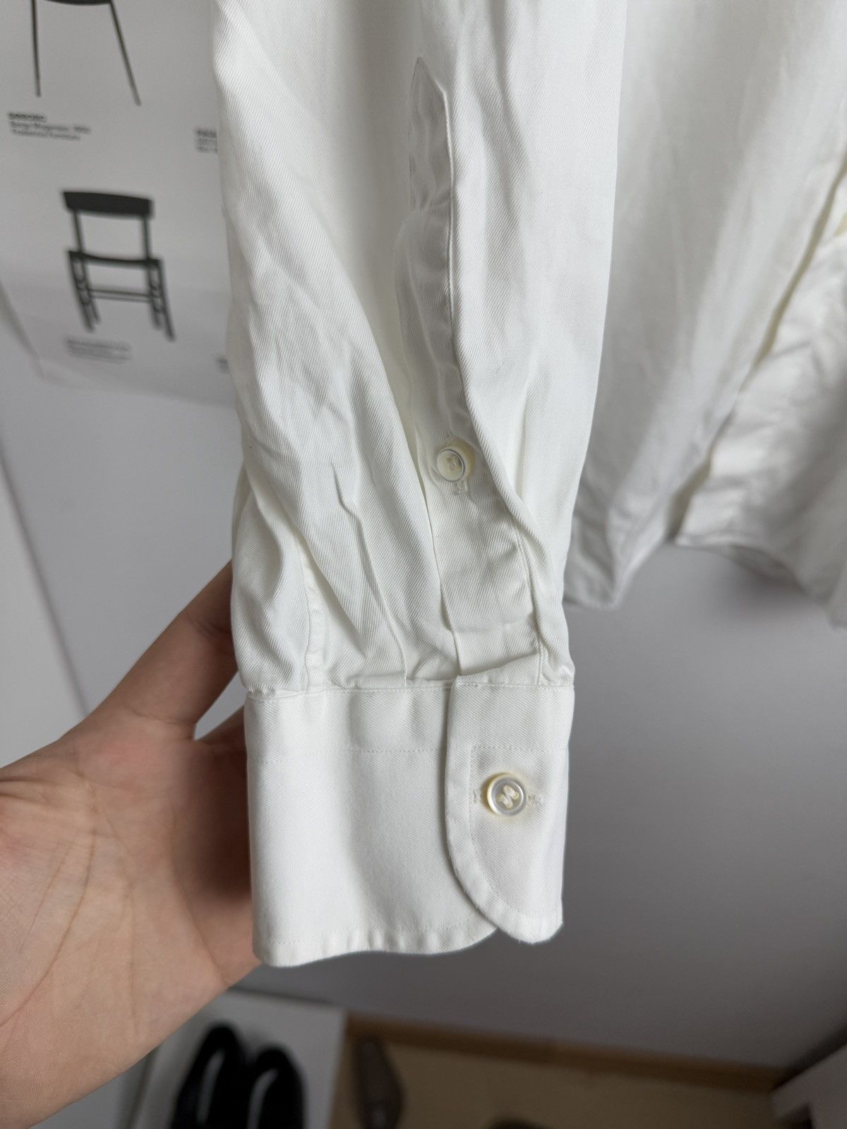 Brioni × Designer Brioni basic white longsleeve shirt XL designer luxury classy Size US L / EU 52-54 / 3 - 4 Thumbnail