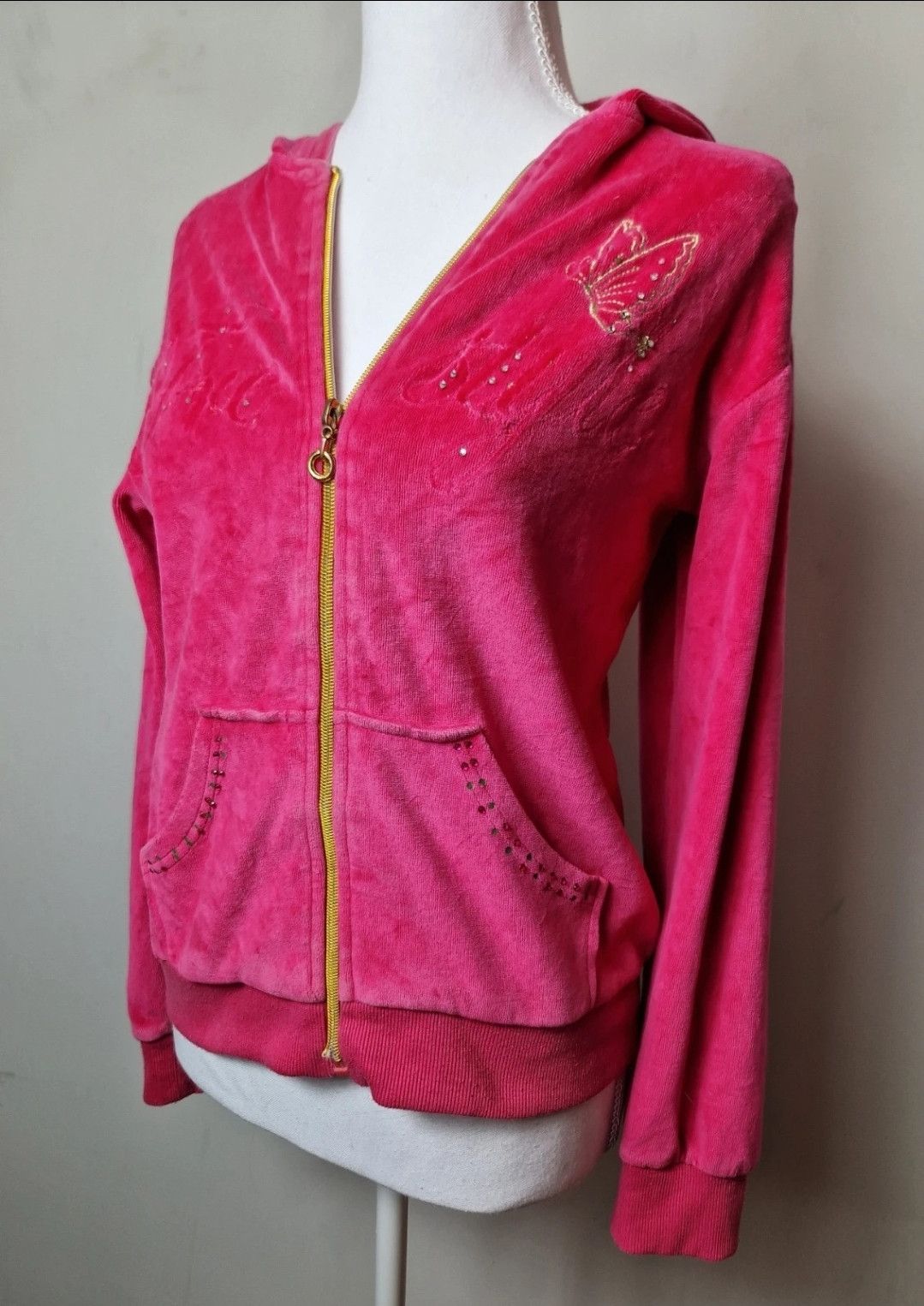 Hysteric Glamour vintage pink velour hoodie juicy couture y2k 2000s archive Size M / US 6-8 / IT 42-44 - 1 Thumbnail