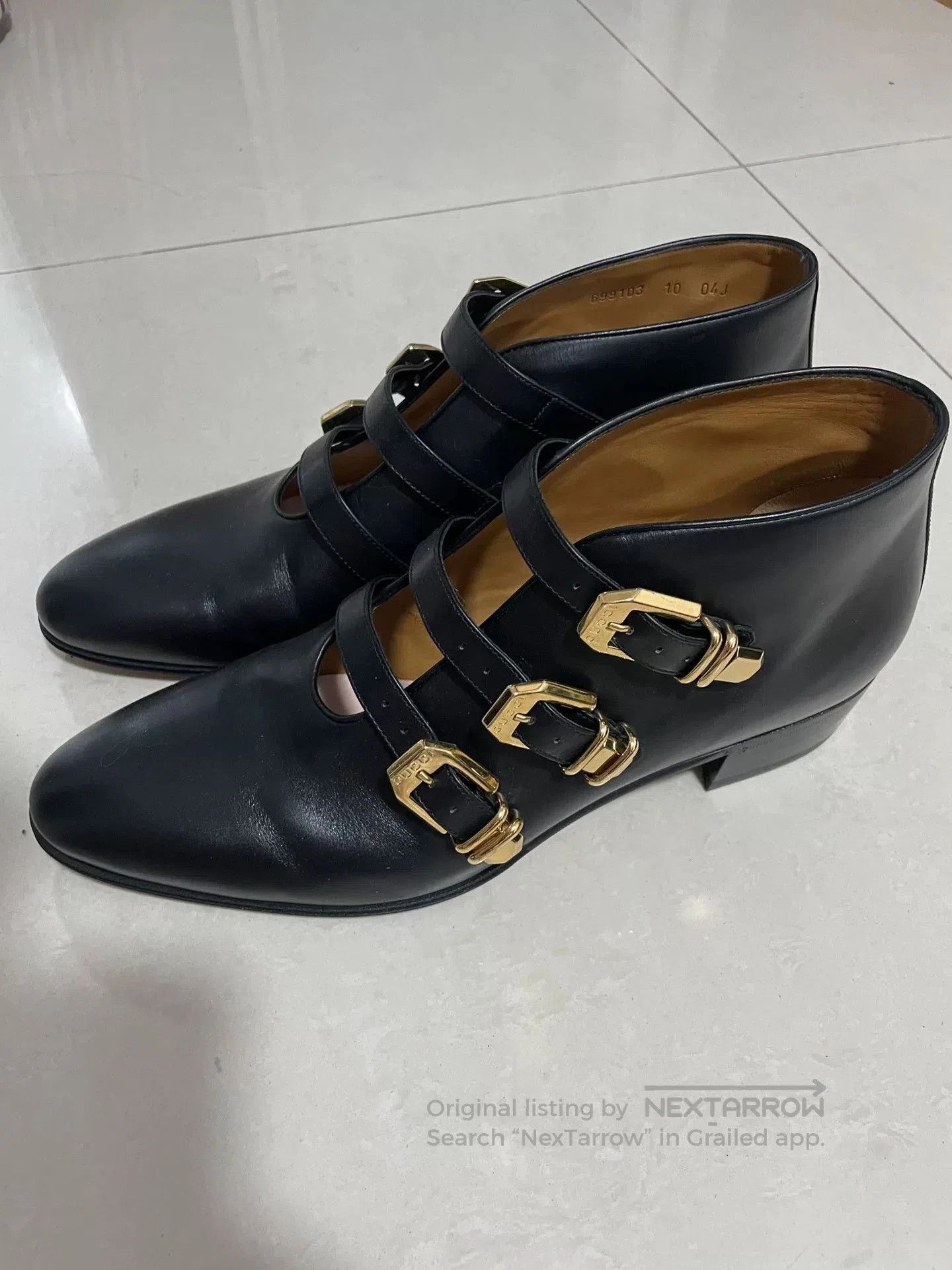Gucci Gucci 2022 Love Parade Gold Buckle Boots. Size US 10 / EU 43 - 3 Thumbnail