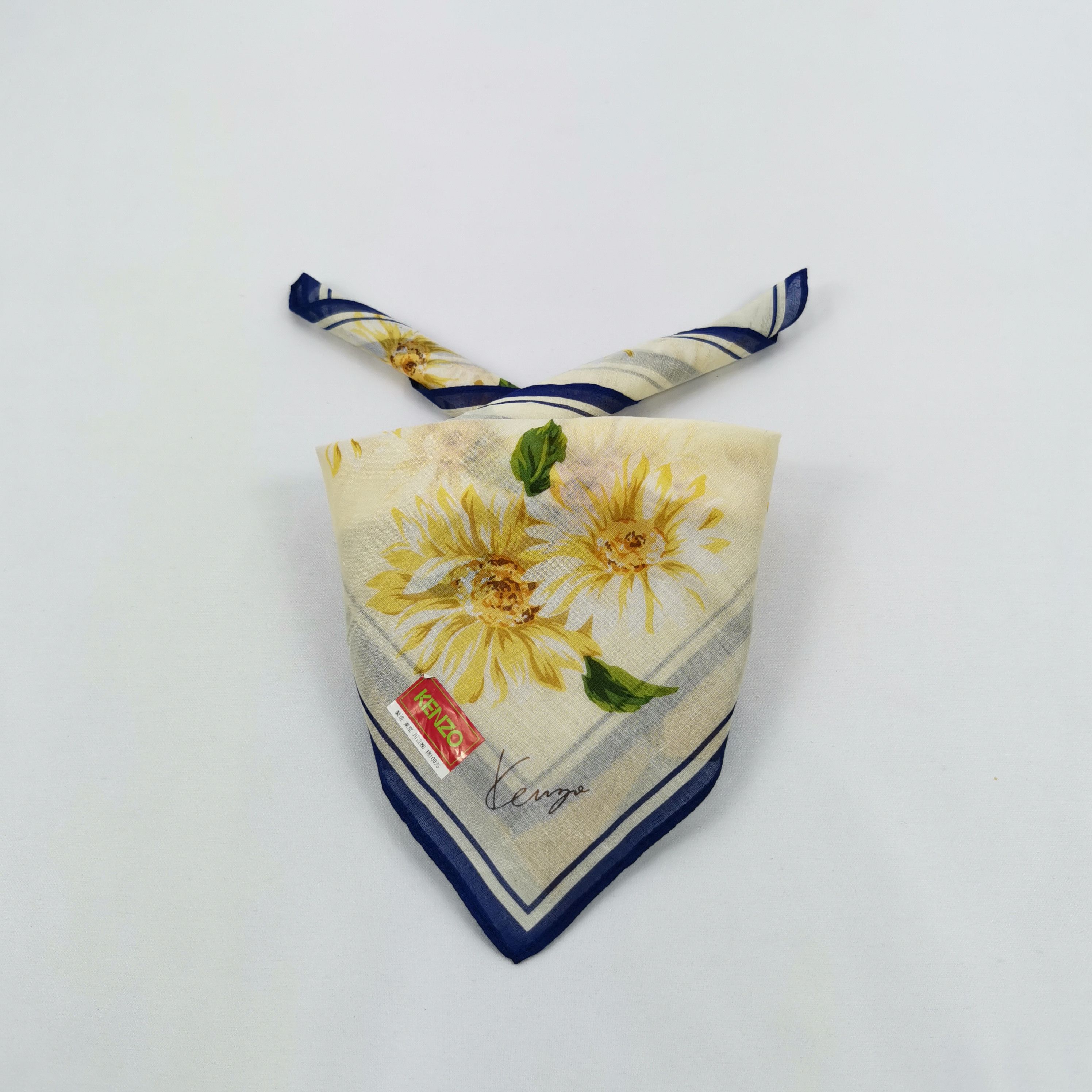 Kenzo NWT Vintage Kenzo Handkerchief Neckerchief Bandana Size ONE SIZE - 1 Thumbnail