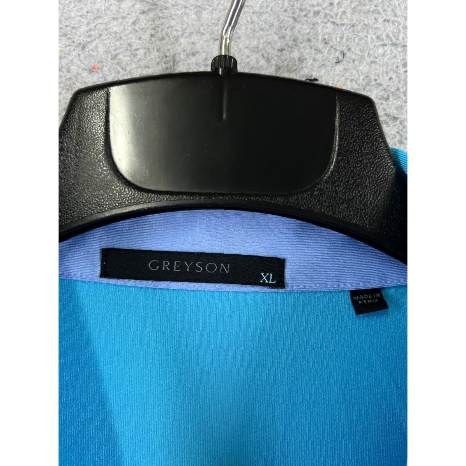 Vintage Greyson Polo Shirt Men's Polo Blue XL Regular Polyester Stretch Golf Sports Shirt Size US XL / EU 56 / 4 - 6 Thumbnail