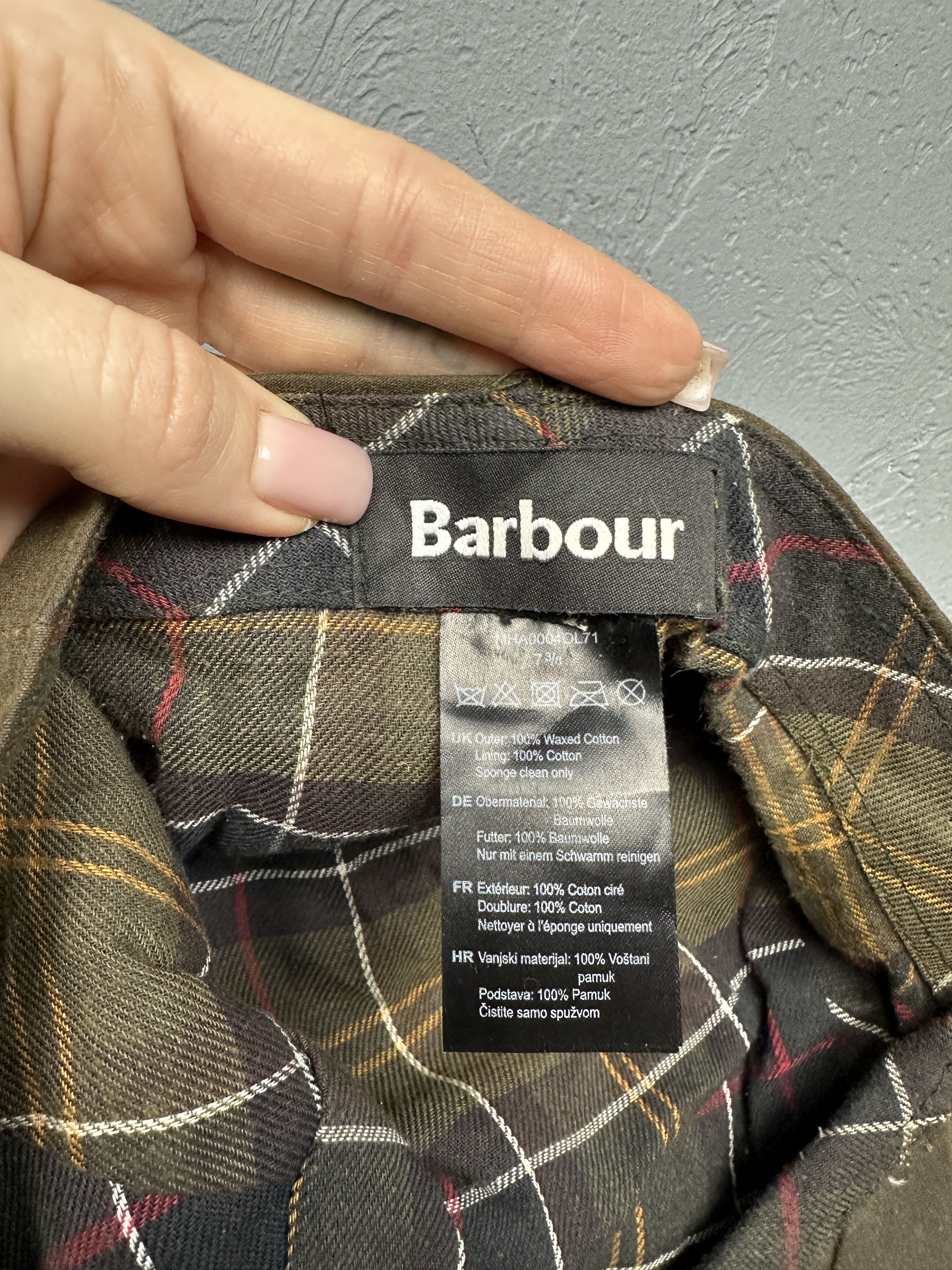 Barbour Barbour Vintage Mens Wax Hat Cap Size ONE SIZE - 7 Thumbnail