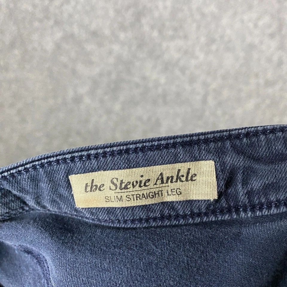 AG Adriano Goldschmied Adriano Goldschmied Jeans Women's Size 29R Stevie Ankle Slim Size 30" / US 8 / IT 44 - 6 Thumbnail