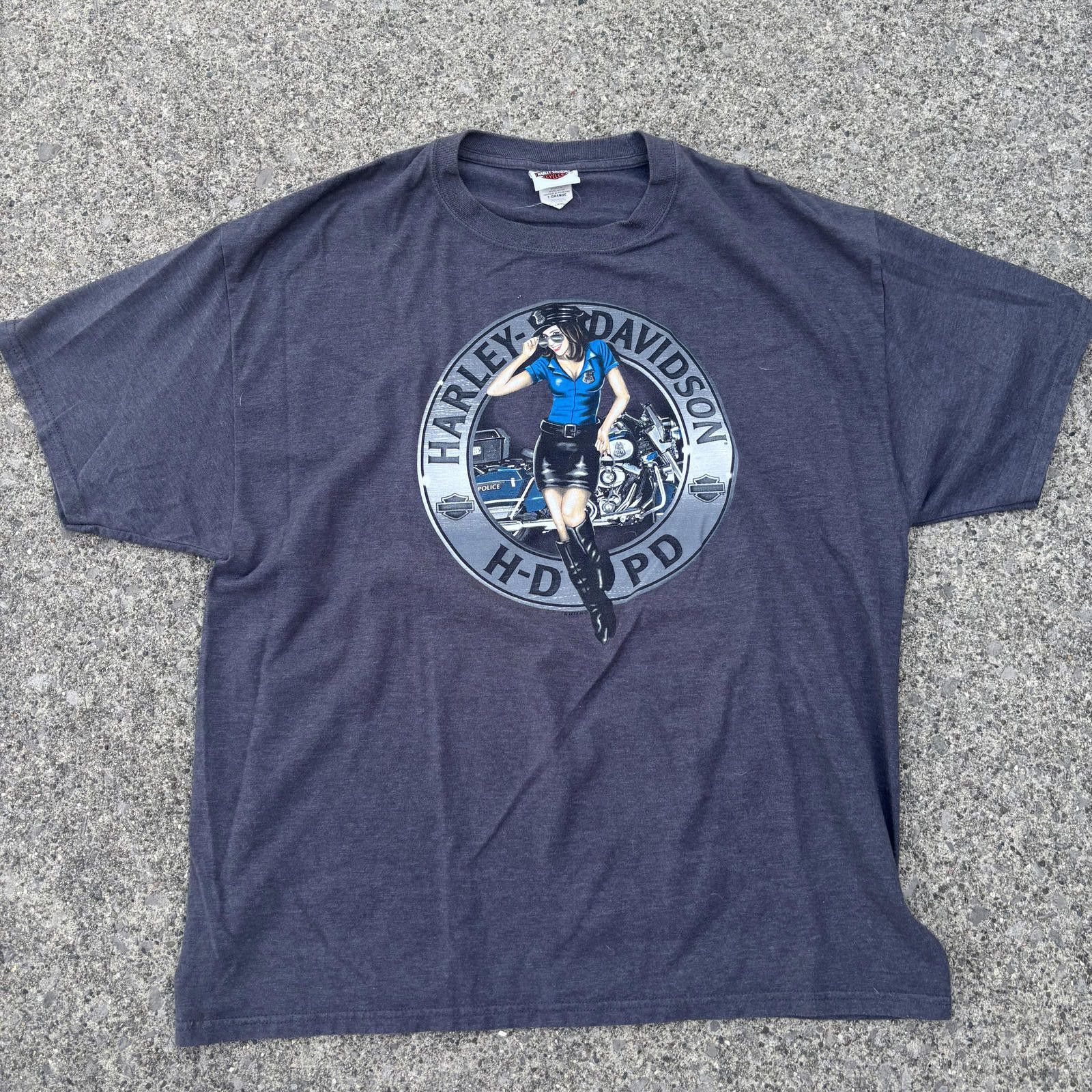 Harley Davidson Harley-Davidson X-Large Graphic Tee - Vintage Style Size US XL / EU 56 / 4 - 1 Thumbnail