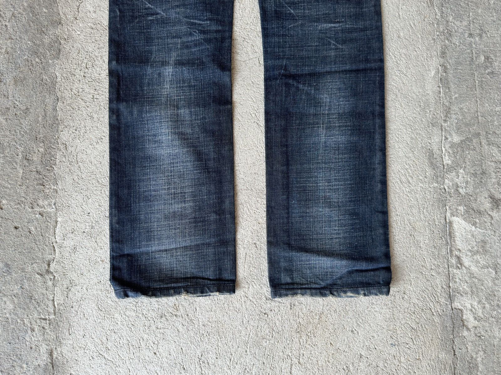 Dior AW05 Dior Homme Distressed Indigo Slim Jeans Size US 29 - 13 Thumbnail