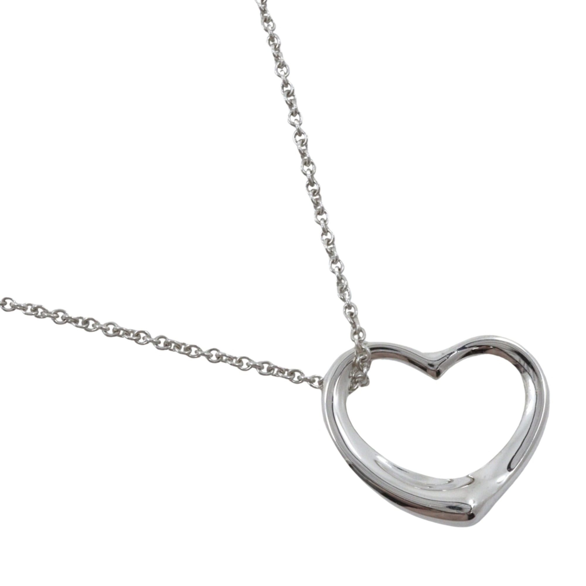 Tiffany & Co. Tiffany & Co. Open Heart Necklace, Elsa Peretti Design, Sterling Silver 925, Approx. 5g, Women's. Size ONE SIZE - 1 Thumbnail