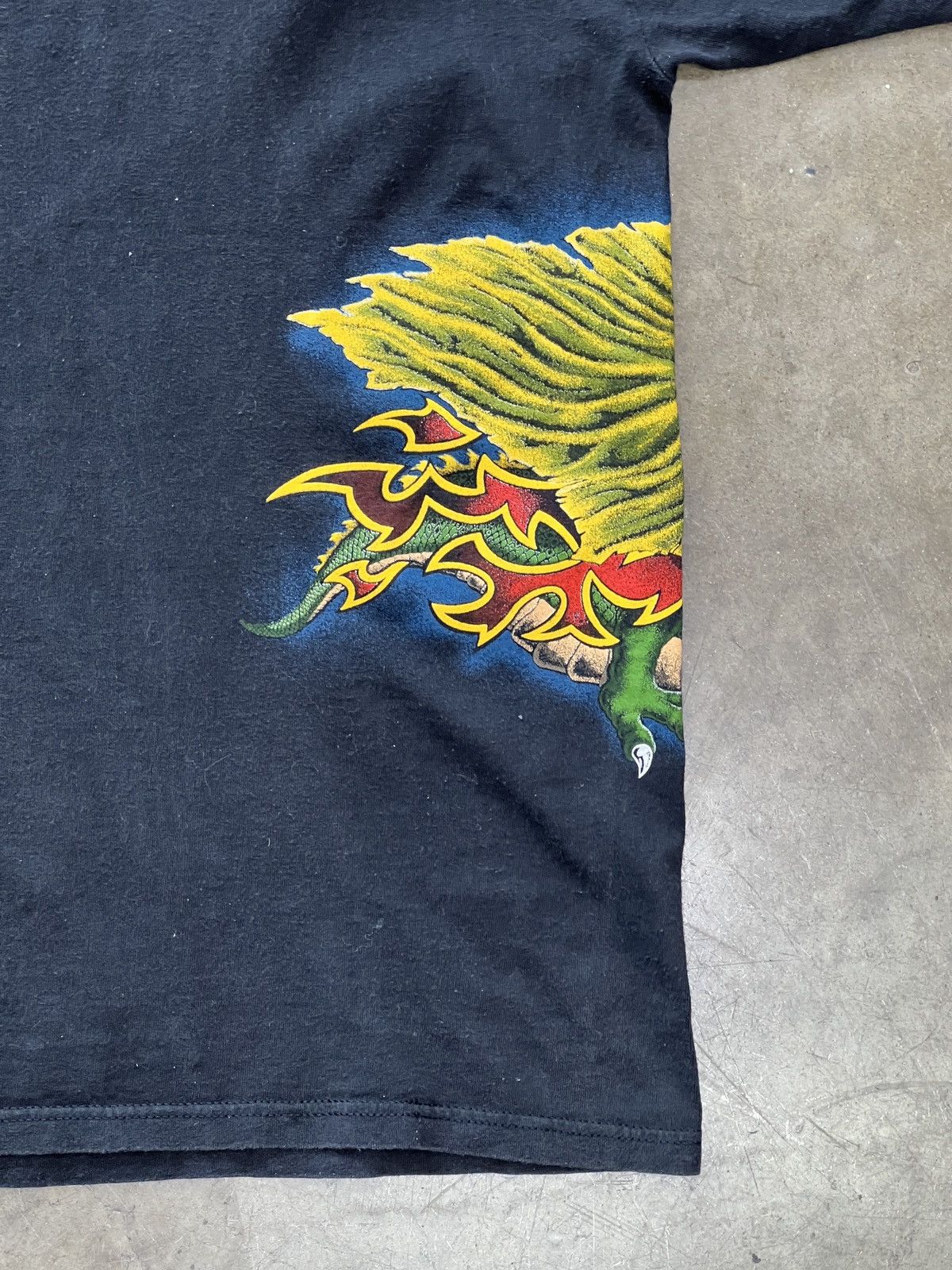 Harley Davidson Vintage 1999 Sturgis Motorcycle Dragon Wrap Graphic Tee XL Size US XL / EU 56 / 4 - 5 Thumbnail