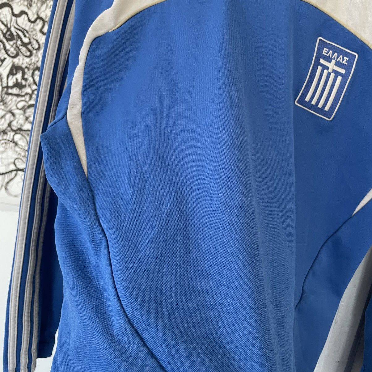 Vintage Vintage Adidas Greece National Team 2004 Home Jersey Sz S Size US S / EU 44-46 / 1 - 6 Thumbnail