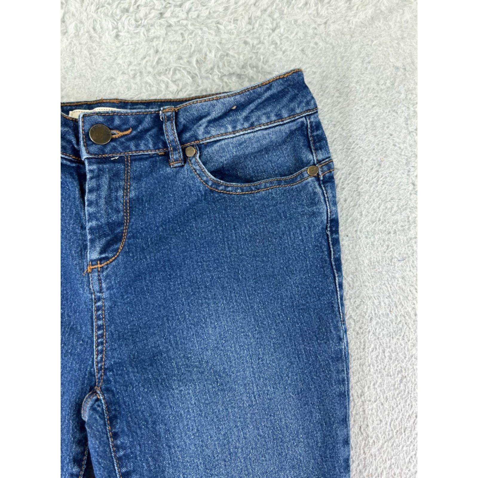 Route 66 Route 66 Jeans Womens 25 Blue Denim Skinny Tapered Cotton Blend Stretch Size 42" / US 20 - 4 Thumbnail