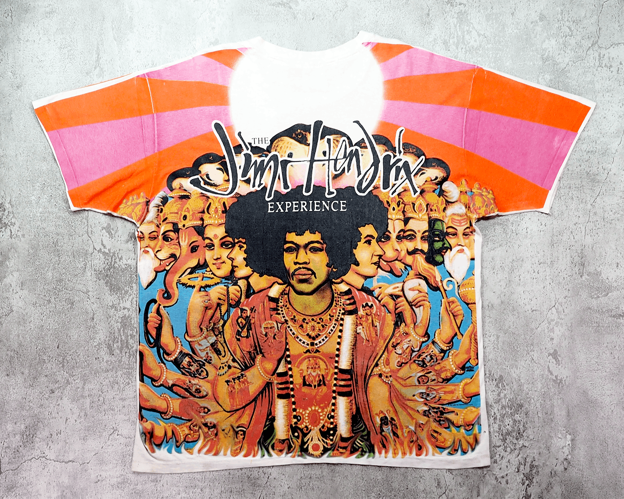 Vintage Vintage 1994 Jimi Hendrix Experience All Over Print Shirt XL Size US XL / EU 56 / 4 - 10 Thumbnail