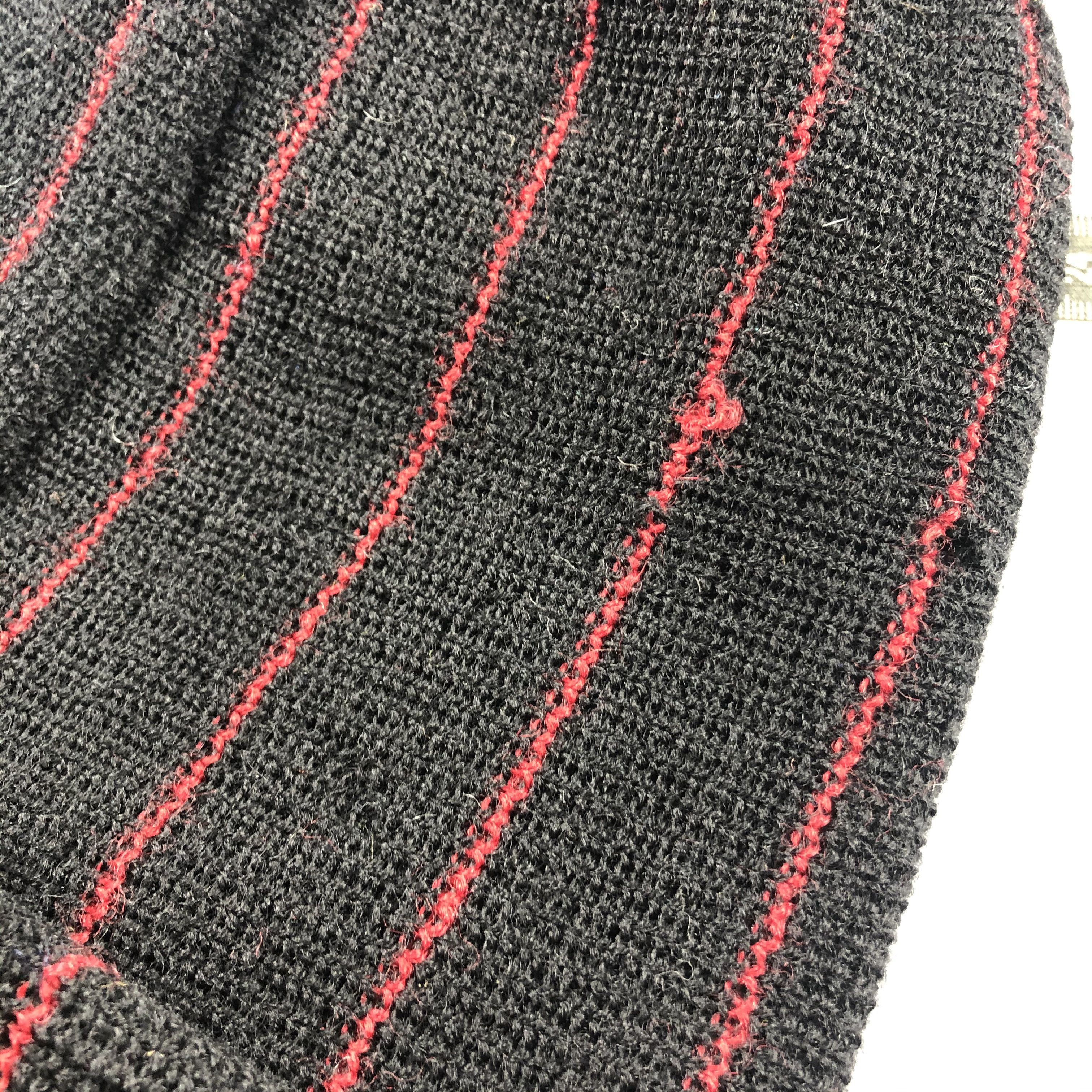 Japanese Brand × Vintage Unknown Stripe Minimalist Beanie Snow Hat Snow Cap -D018 Size ONE SIZE - 5 Thumbnail