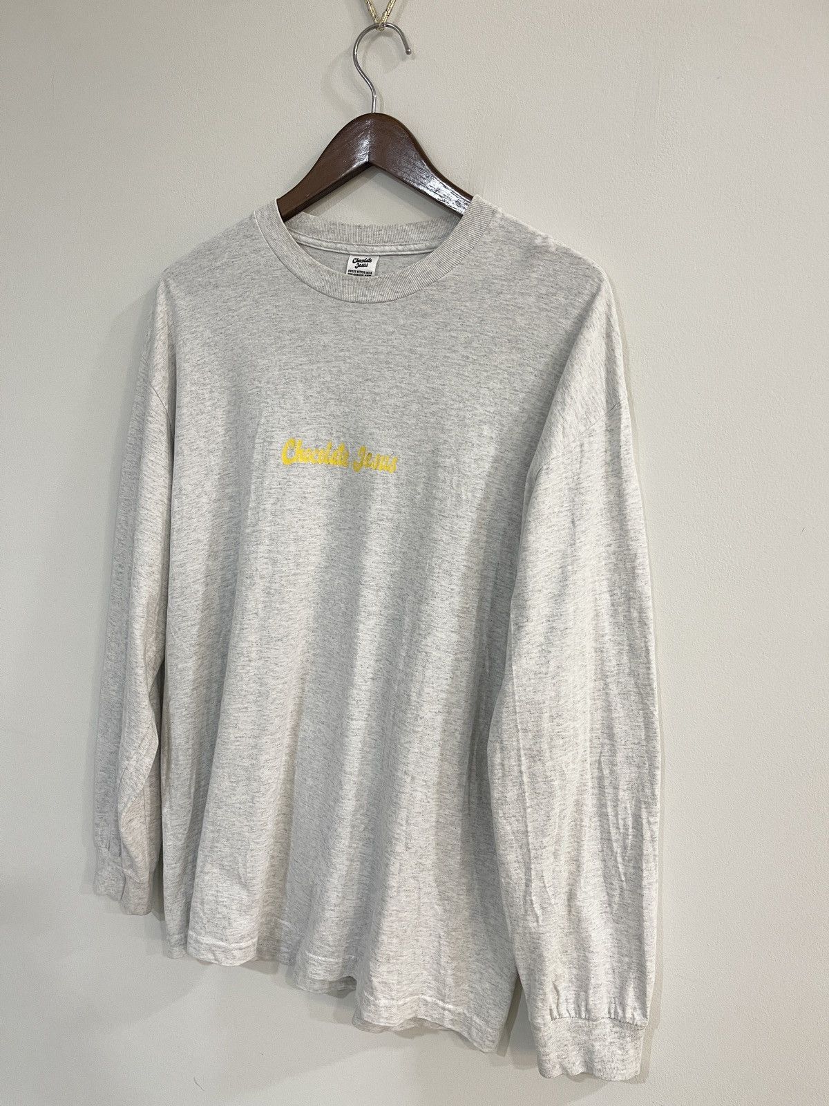 Chocolate VINTAGE CHOCOLATE JESUS MADE IN JAPAN LONGSLEEVES SHIRT Size US XL / EU 56 / 4 - 2 Thumbnail
