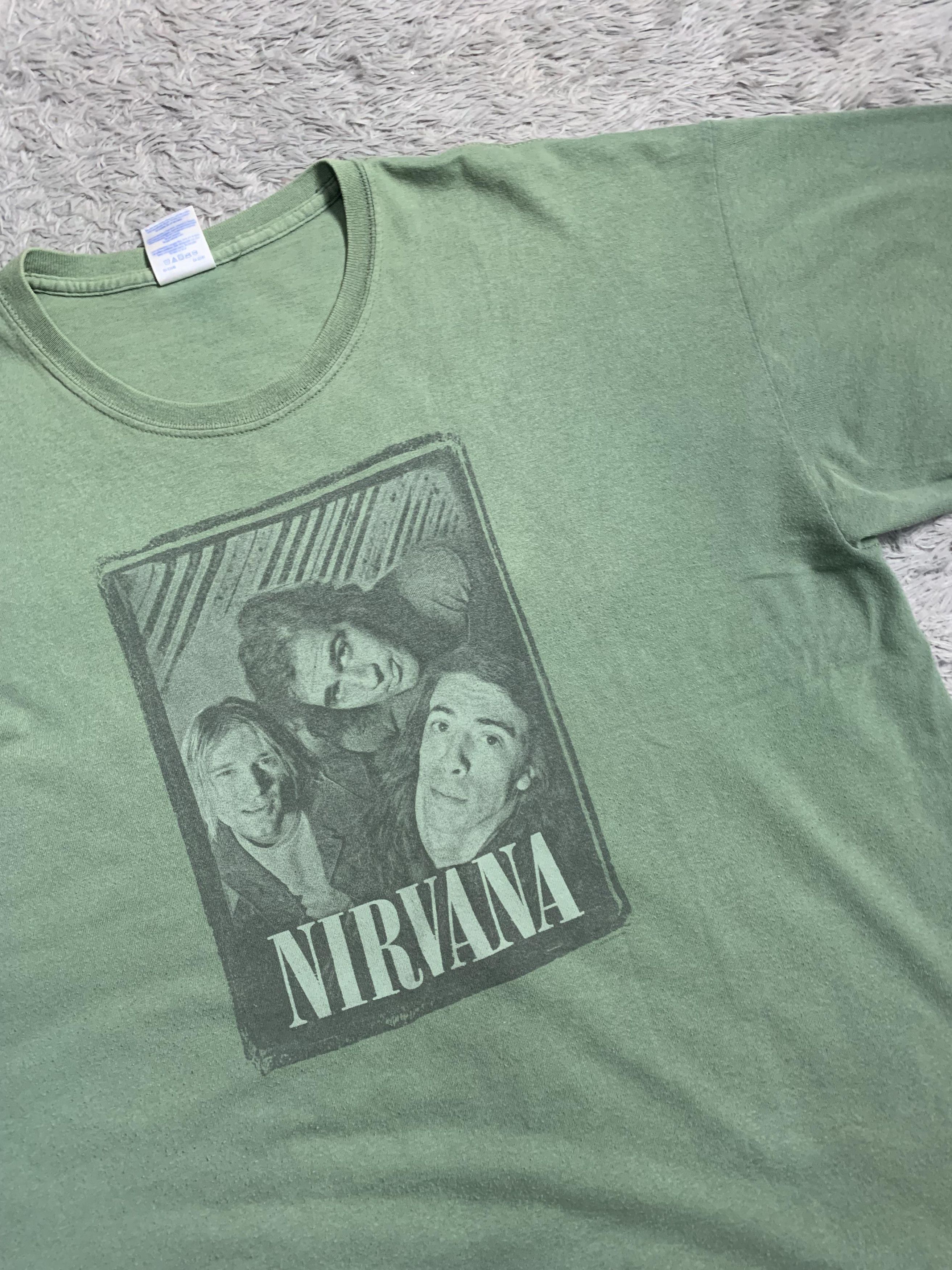 Nirvana Vintage Nirvana Tee Size US XL / EU 56 / 4 - 1 Thumbnail