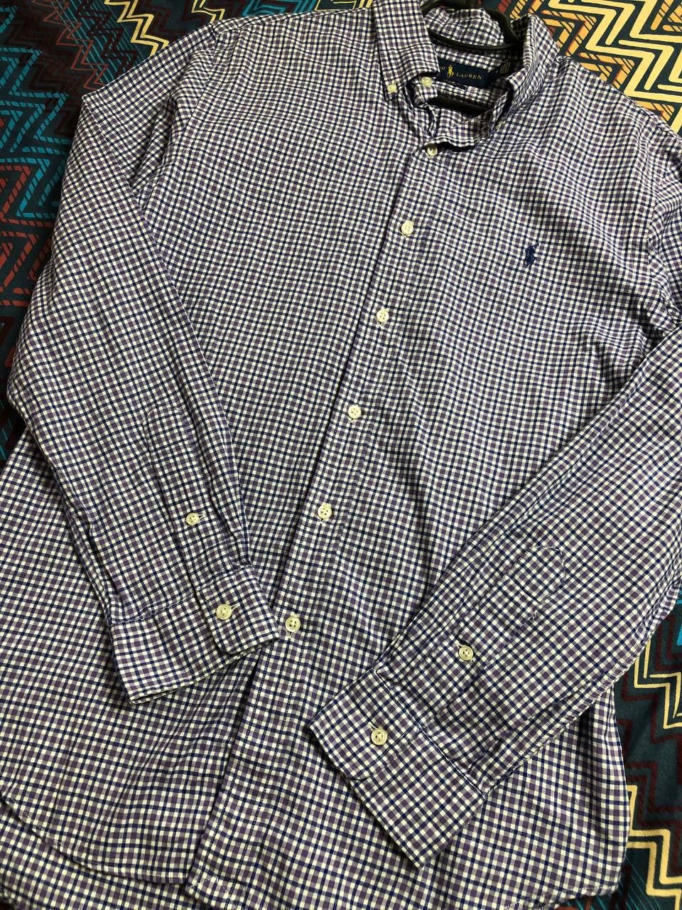 Polo Ralph Lauren Vintage Y2K Ralph Lauren Slim fit shirt print streetwear Size US M / EU 48-50 / 2 - 7 Thumbnail