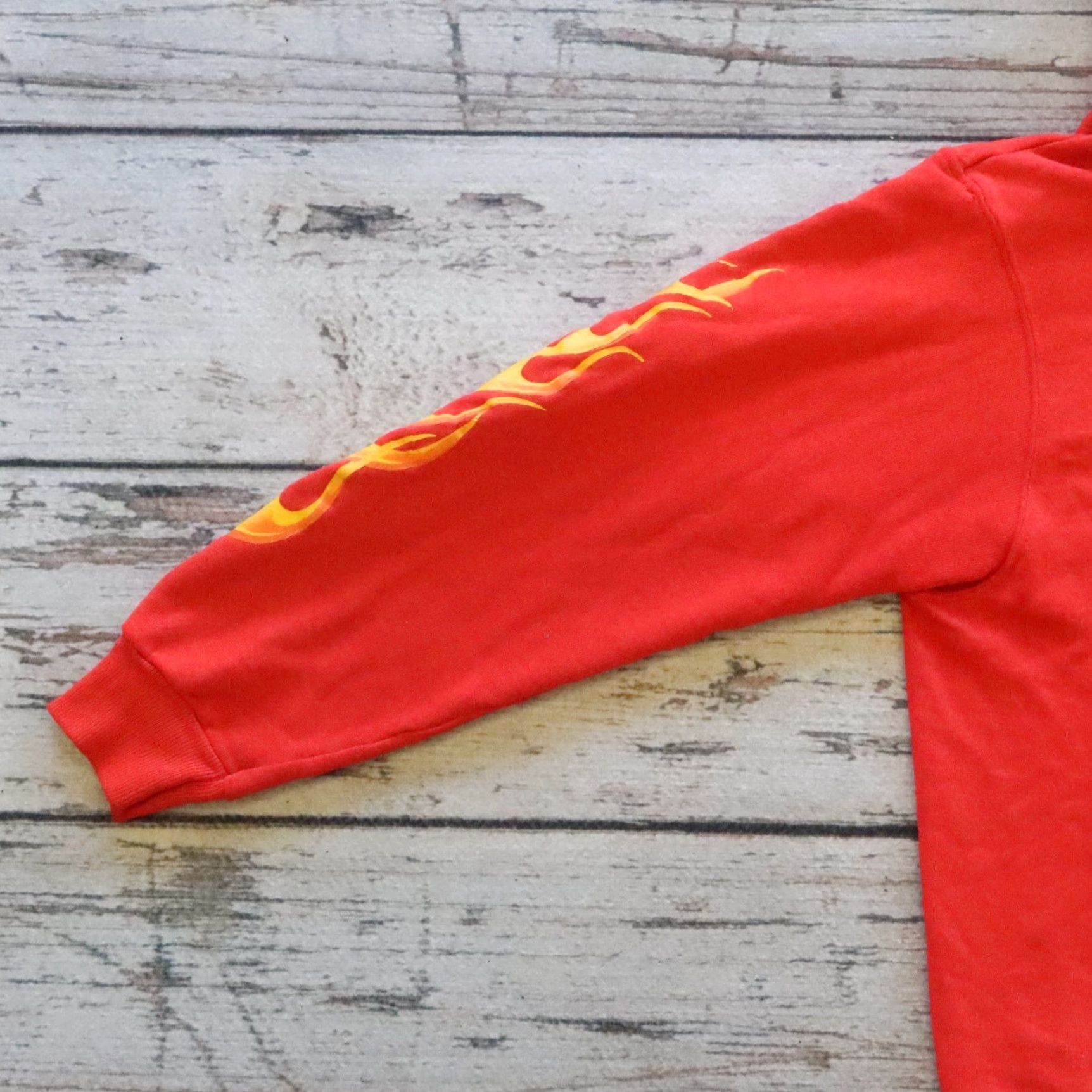 Hanes Vintage Hells Angel Zip Up Hoodie Sweatshirt Size S Red Men's Hanes Cotton Full Zip Swing Free Sonny Barger Era 70s 80s Style Mens Size US S / EU 44-46 / 1 - 4 Thumbnail