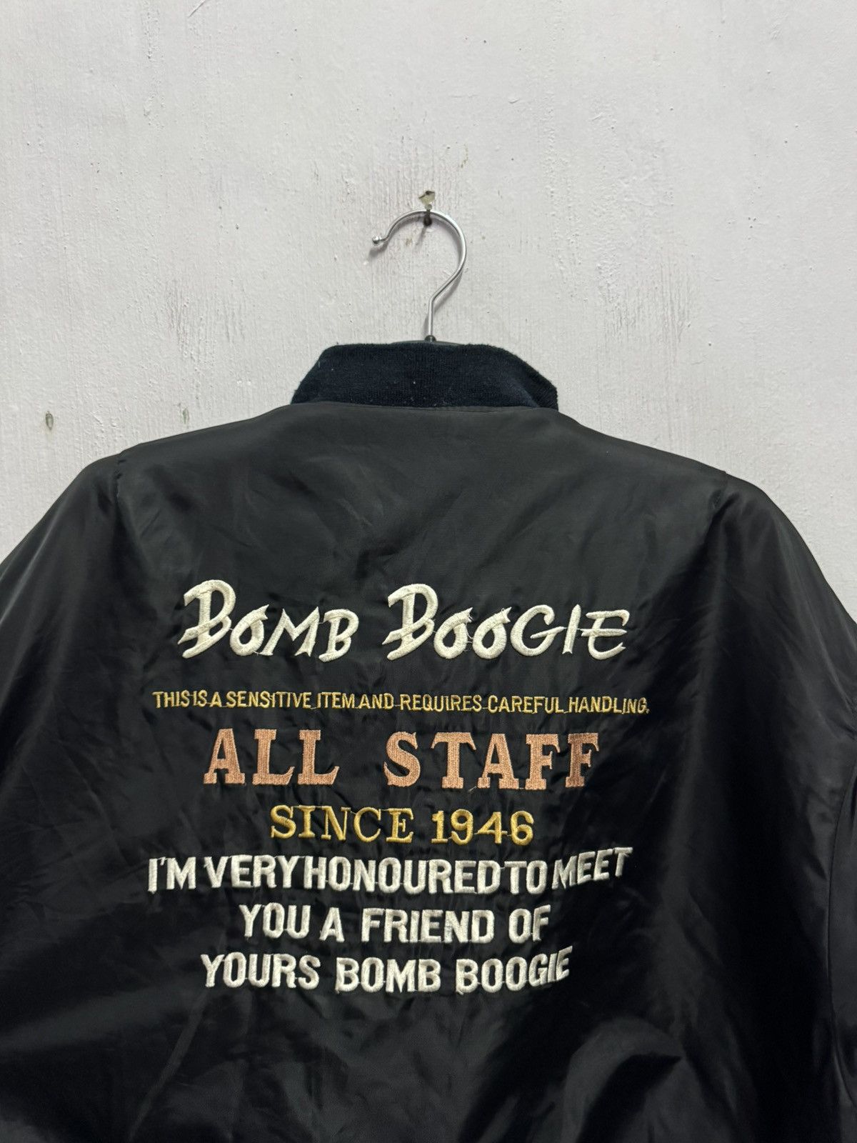 Alpha Industries Bomb Boogies x Alpha Type CWU-36/P MA-1 Bomber Jacket Size US XL / EU 56 / 4 - 9 Thumbnail