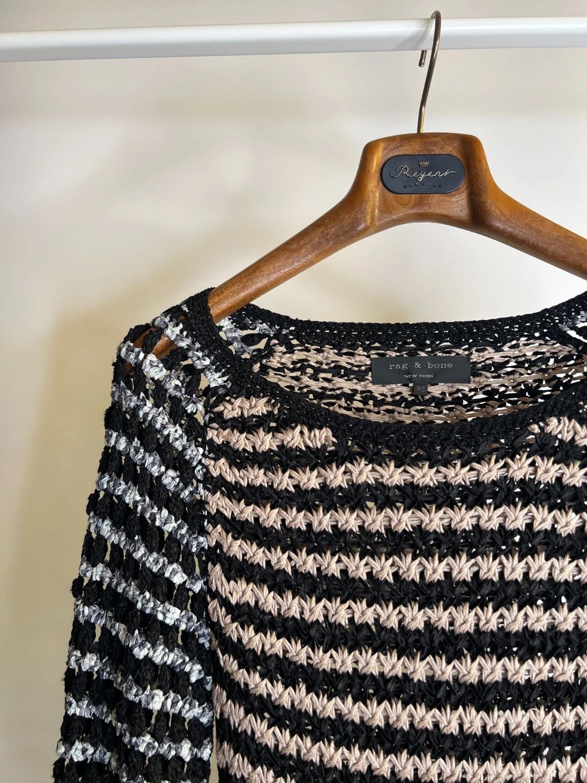 Rag & Bone RAG & BONE Multicolor Striped Pullover Knit Sweater Size XS / US 0-2 / IT 36-38 - 2 Thumbnail