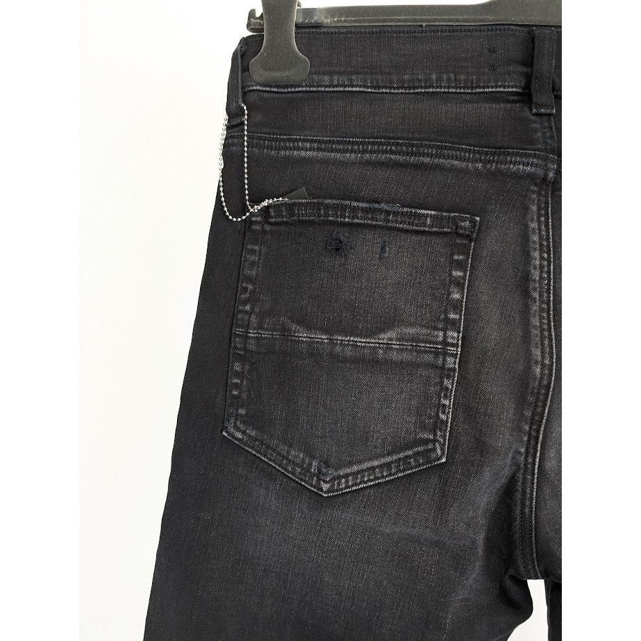 Amiri o1rshd1 Rainbow Paisley Thrasher Jeans in Aged Black Size US 34 / EU 50 - 17 Thumbnail