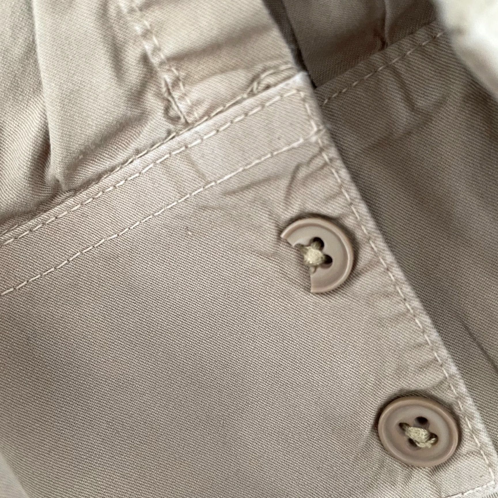 Vince Vince Button-Up Shirt Men Large Brown Cotton Long Sleeve Preppy Made in USA Size US L / EU 52-54 / 3 - 7 Thumbnail
