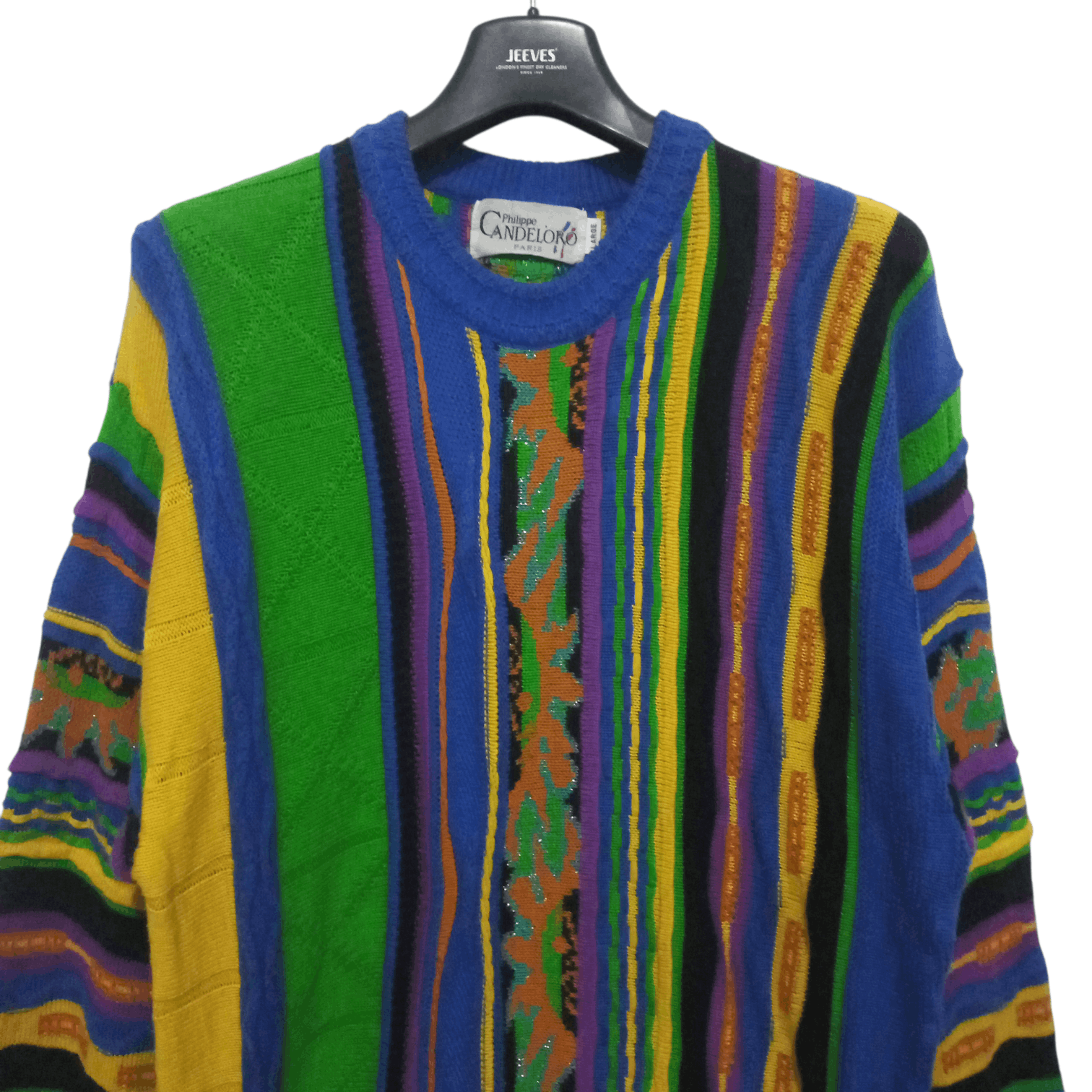 Coogi Philippe Candeloro Paris - Coogie Sytle 3D Cable Knitwear Size US L / EU 52-54 / 3 - 3 Thumbnail