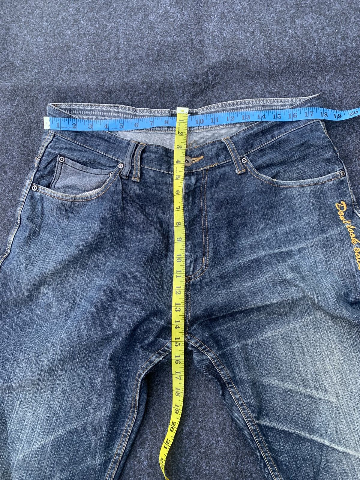 Japanese Brand VINTAGE ILL'S SATISFACTION JEANS. Size US 35 - 5 Thumbnail
