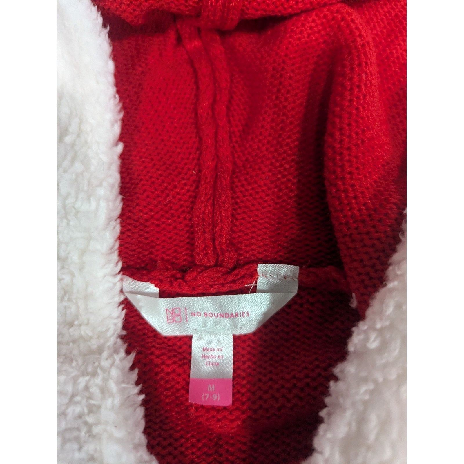 Other Junior M 7-9 Womens Working On My Santa Body Red Hoodie Chri Size M / US 6-8 / IT 42-44 - 5 Thumbnail