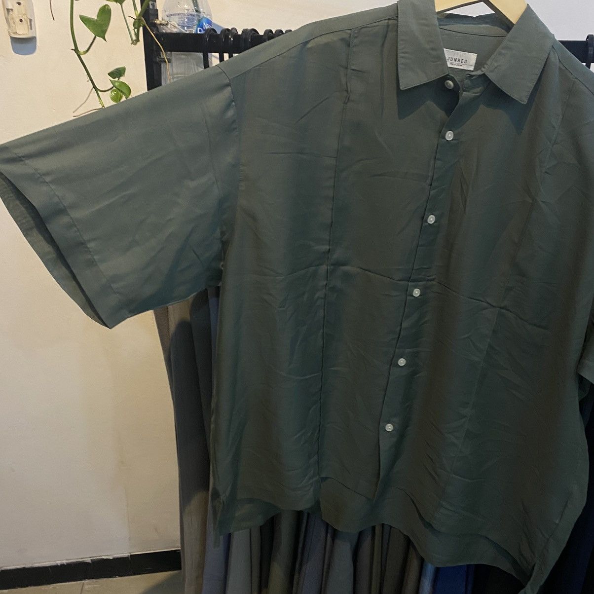 Japanese Brand Jun red tokyo japan city boy shirt cool materials Size US XL / EU 56 / 4 - 4 Thumbnail