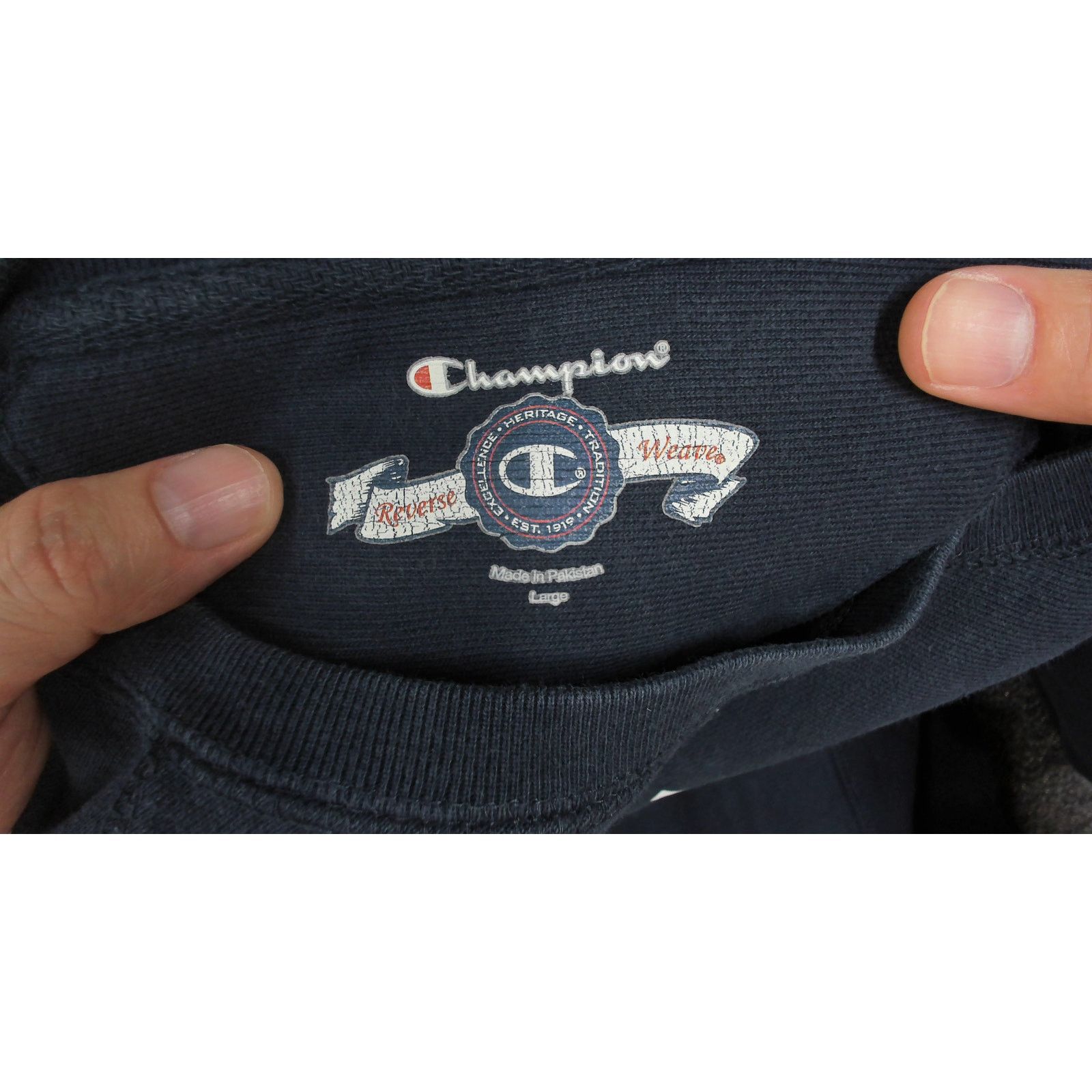 Champion Champion Reverse Weave Y2K Notre Dame Raglan Sweatshirt Size L / US 10 / IT 46 - 7 Thumbnail