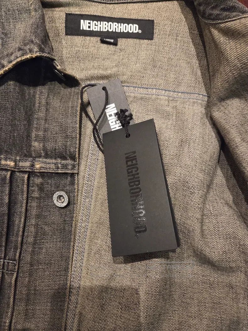 Neighborhood Neighborhood Distressed Washed Single Button Denim Jacket Size US L / EU 52-54 / 3 - 6 Thumbnail