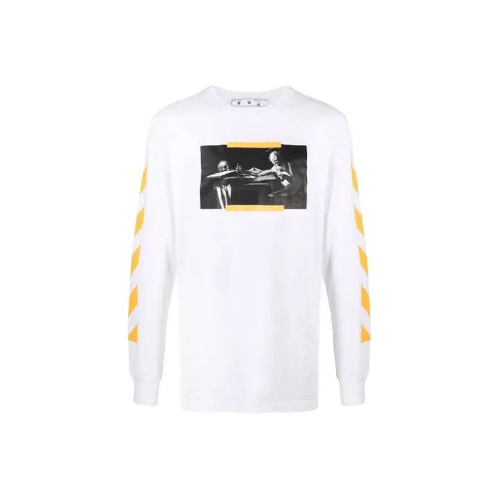 Off-White Off-White Caravaggio Long Sleeve T-Shirt 0079 Size US M / EU 48-50 / 2 - 1 Thumbnail