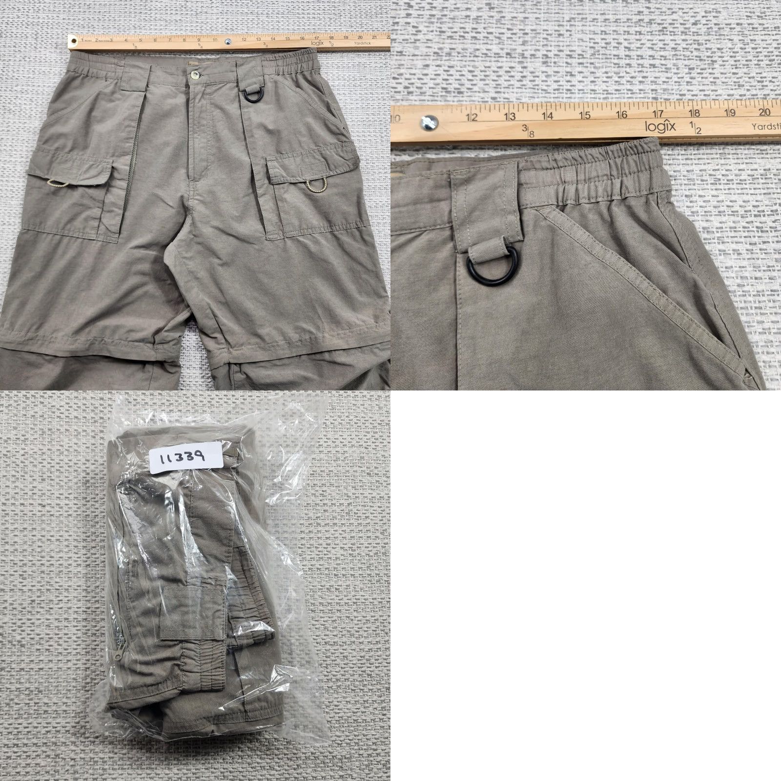 Vintage Rugged Earth Outfitters Pants Mens 34x24 Brown Convertible Cargo Hiking Outdoor Shirt Size US 34 / EU 50 - 8 Thumbnail