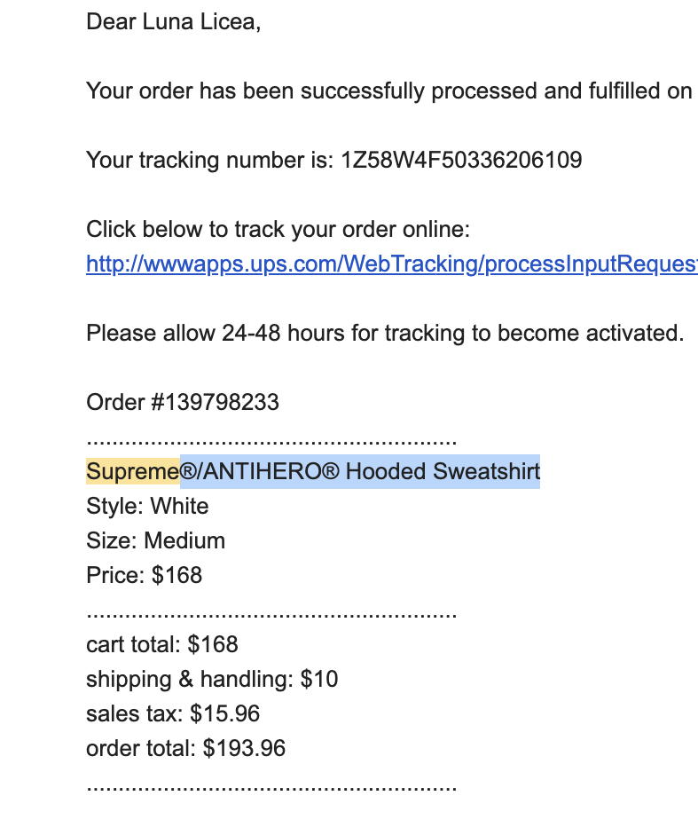 Supreme Supreme®/ANTIHERO® Hooded Sweatshirt Size US M / EU 48-50 / 2 - 9 Thumbnail