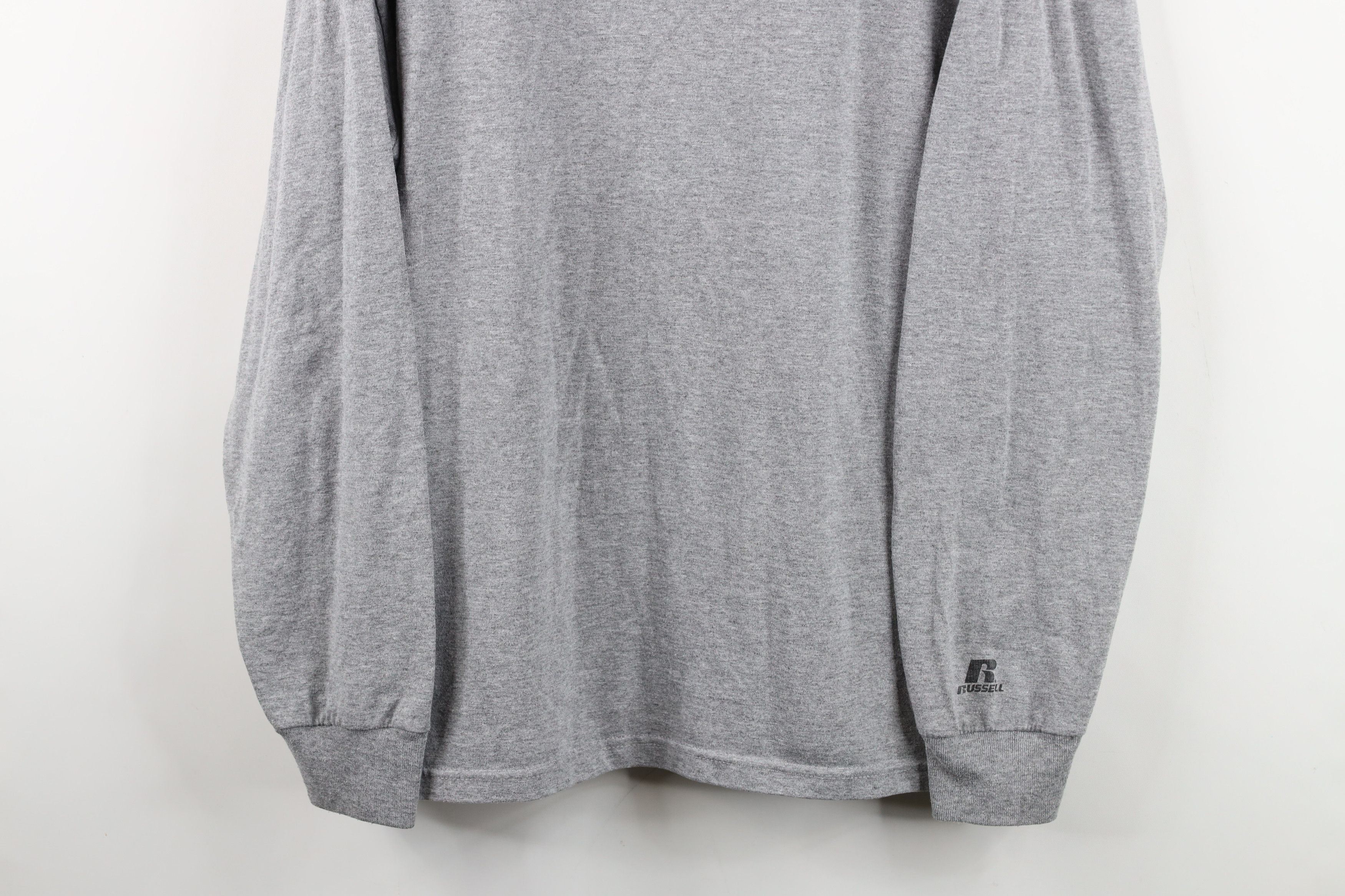 Russell Athletic Vintage Russell Athletic Long Sleeve T-Shirt Heather Gray Size US L / EU 52-54 / 3 - 3 Thumbnail