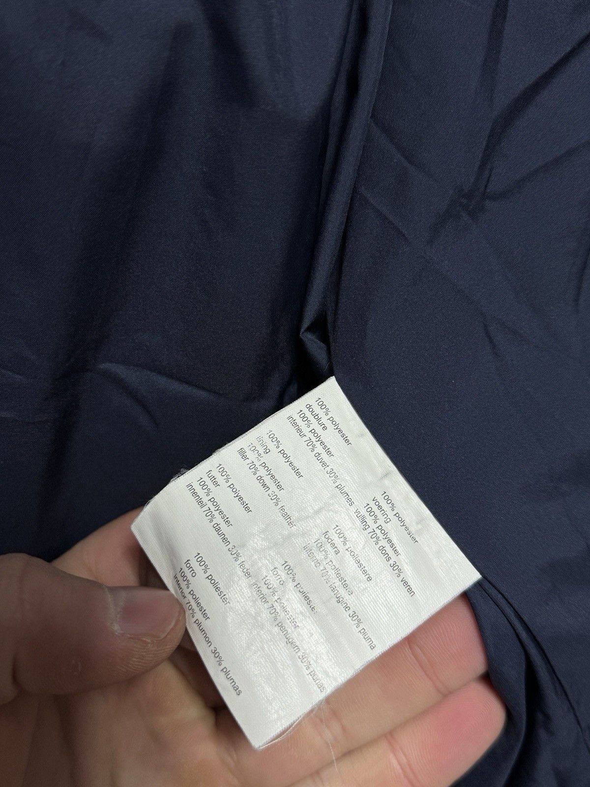 Lacoste Lacoste Down Quilted Navy Blue Women’s Jacket Size 38 Size S / US 4 / IT 40 - 9 Thumbnail