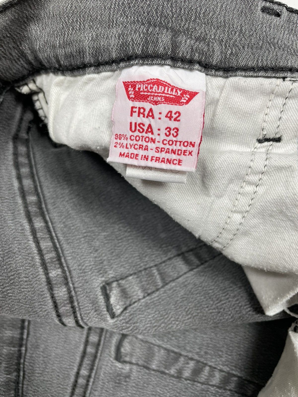 Denime × Vintage Piccadilly Paris Jeans Skinny Elastic Denim Made In France Size US 33 - 7 Thumbnail